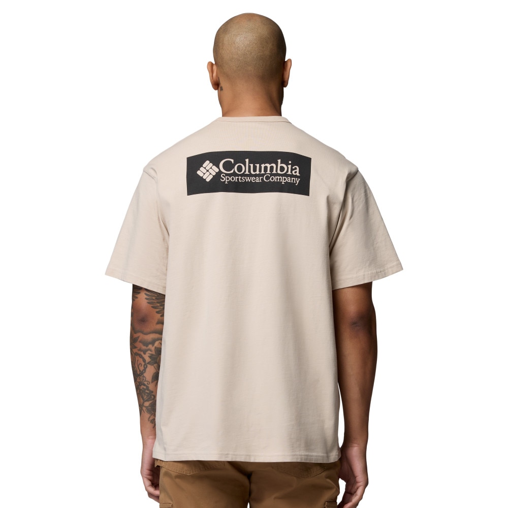 Camiseta manga corta de hombre CSC™ Heavyweight Back Graphic Columbia - Marrón Marrón-2