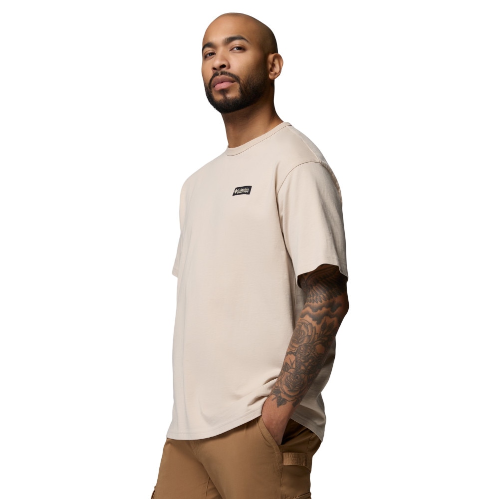 Camiseta manga corta de hombre CSC™ Heavyweight Back Graphic Columbia - Marrón Marrón-3