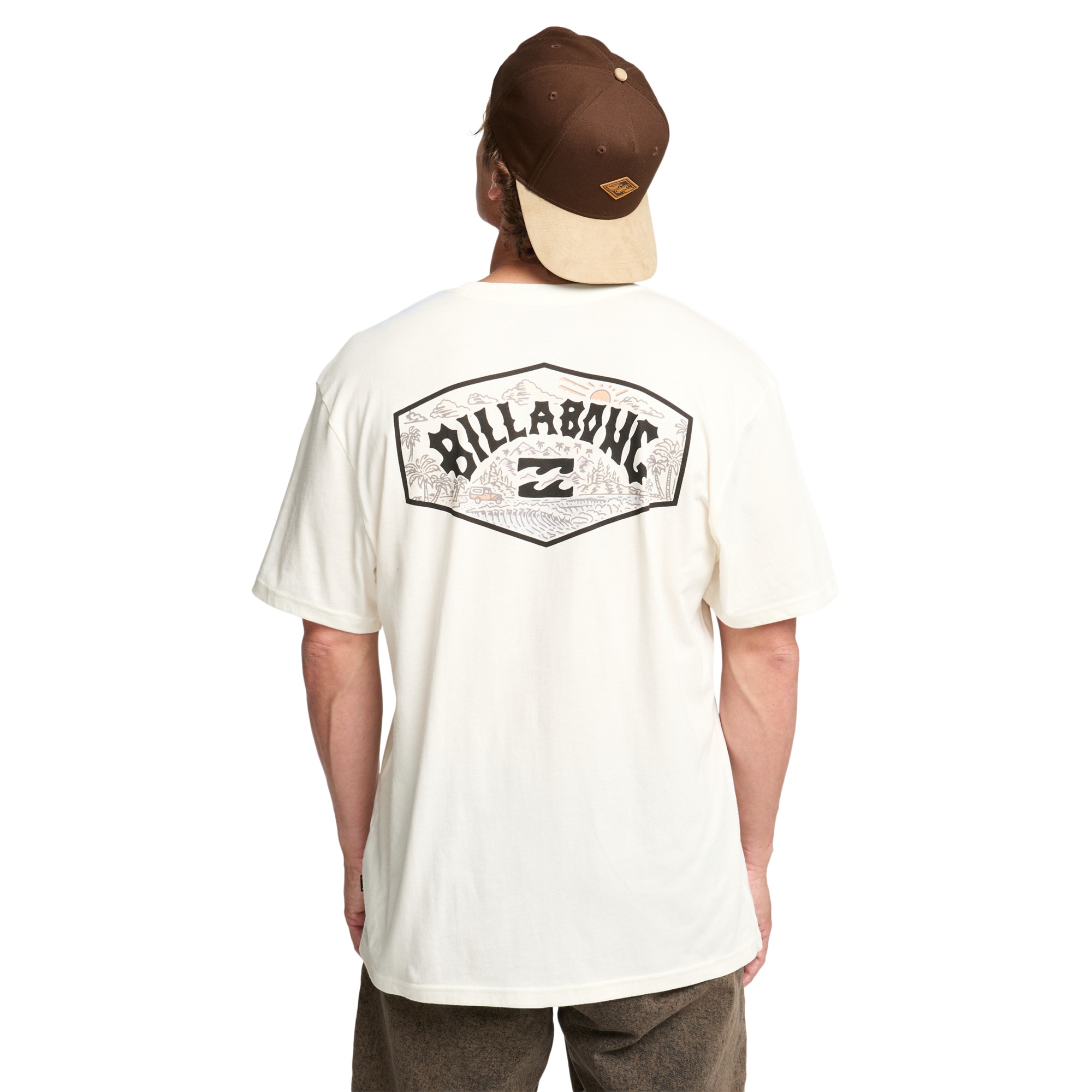 Camiseta de hombre Scenic Arch A/DIV Premium Billabong - Blanco Blanco-2