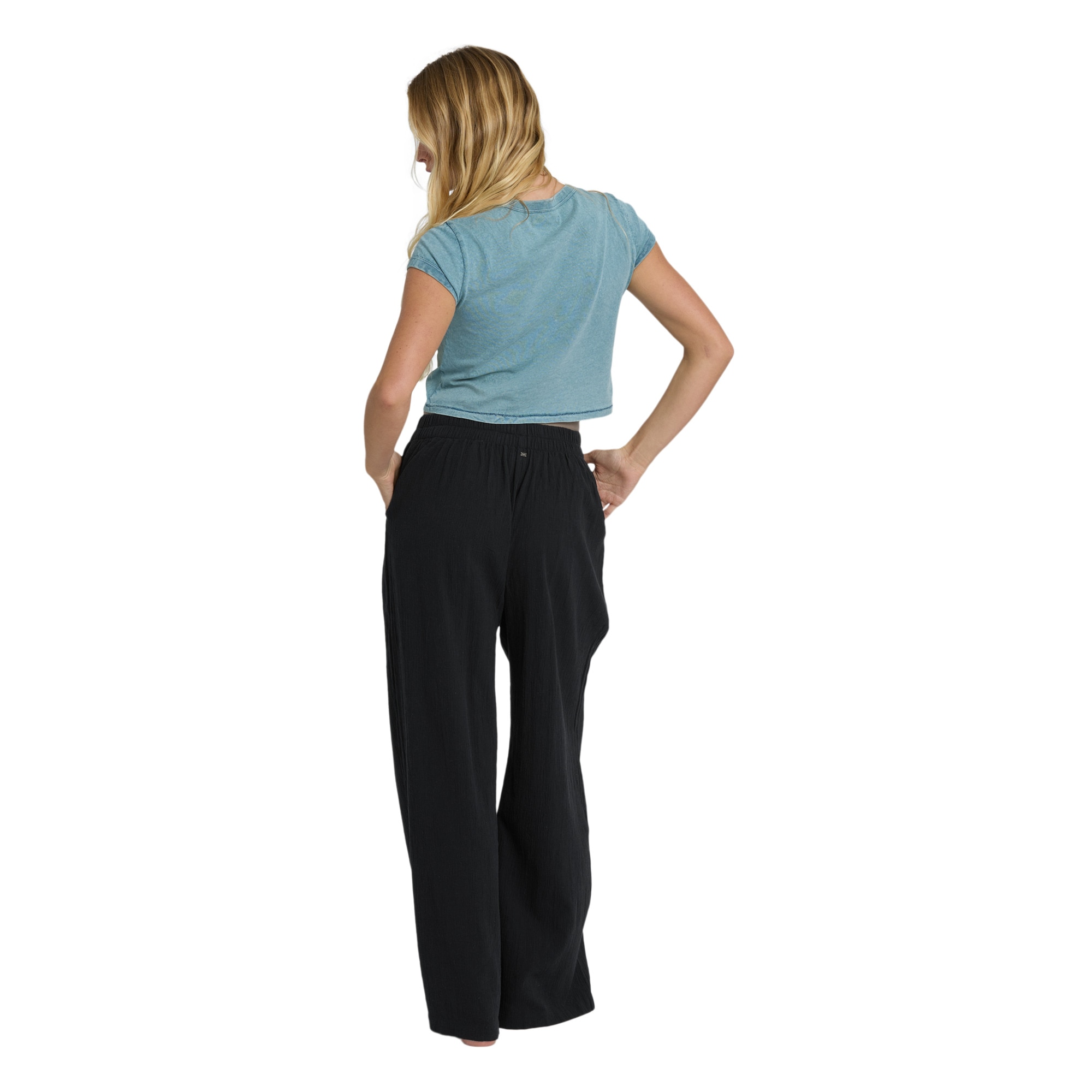 Pantalón de mujer Follow Me Billabong - Negro Negro-2