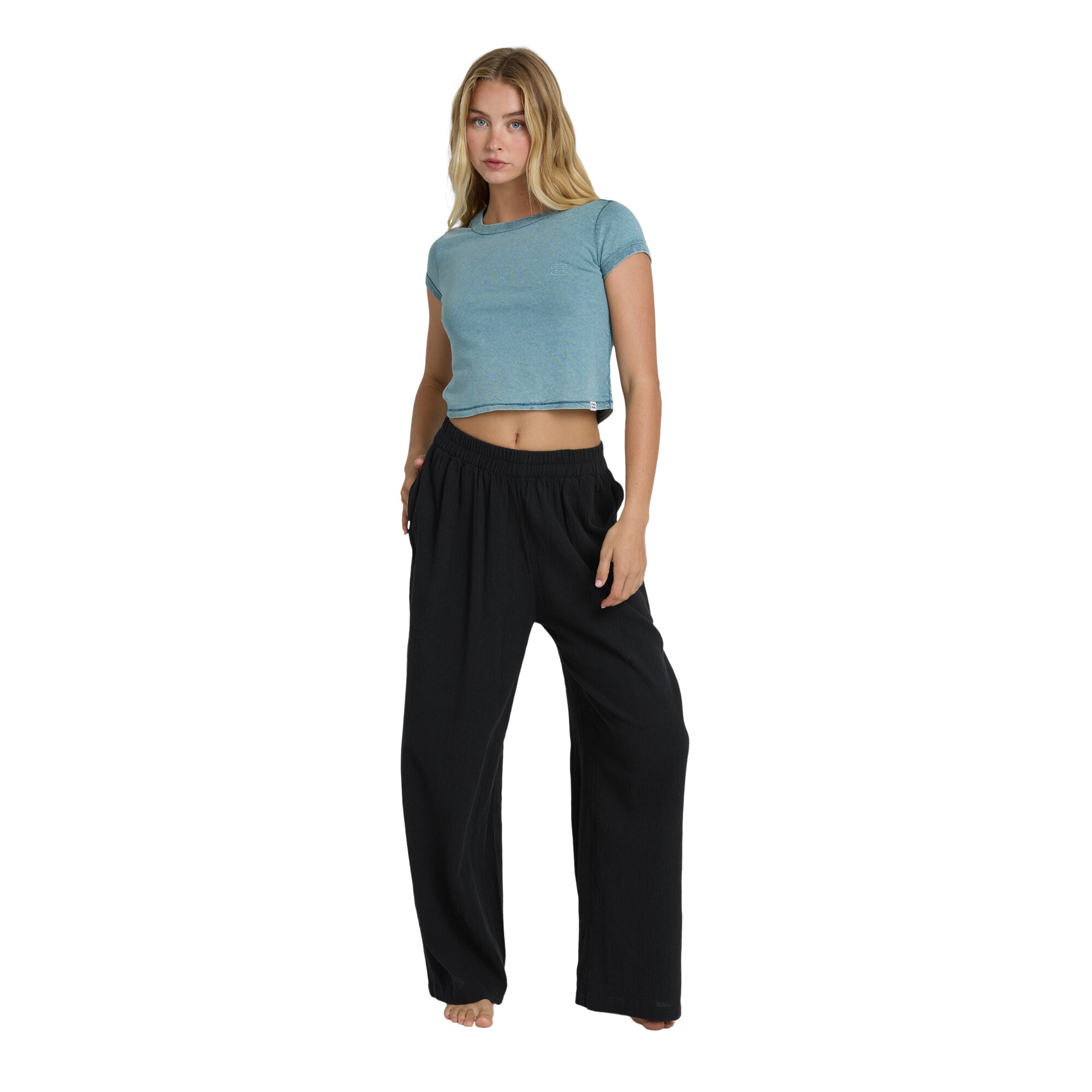 Pantalón de mujer Follow Me Billabong - Negro Negro-3