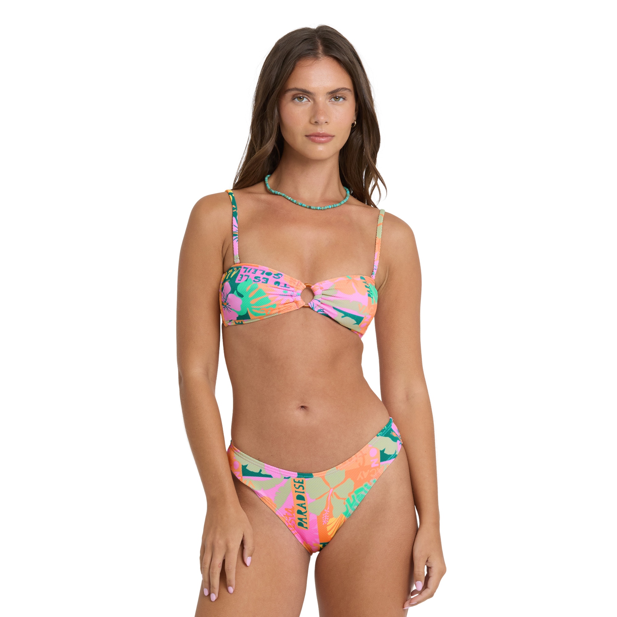 Imagen 6 de Top de bikini de mujer Sunscape Rio Bandeau Billabong - Azul Azul