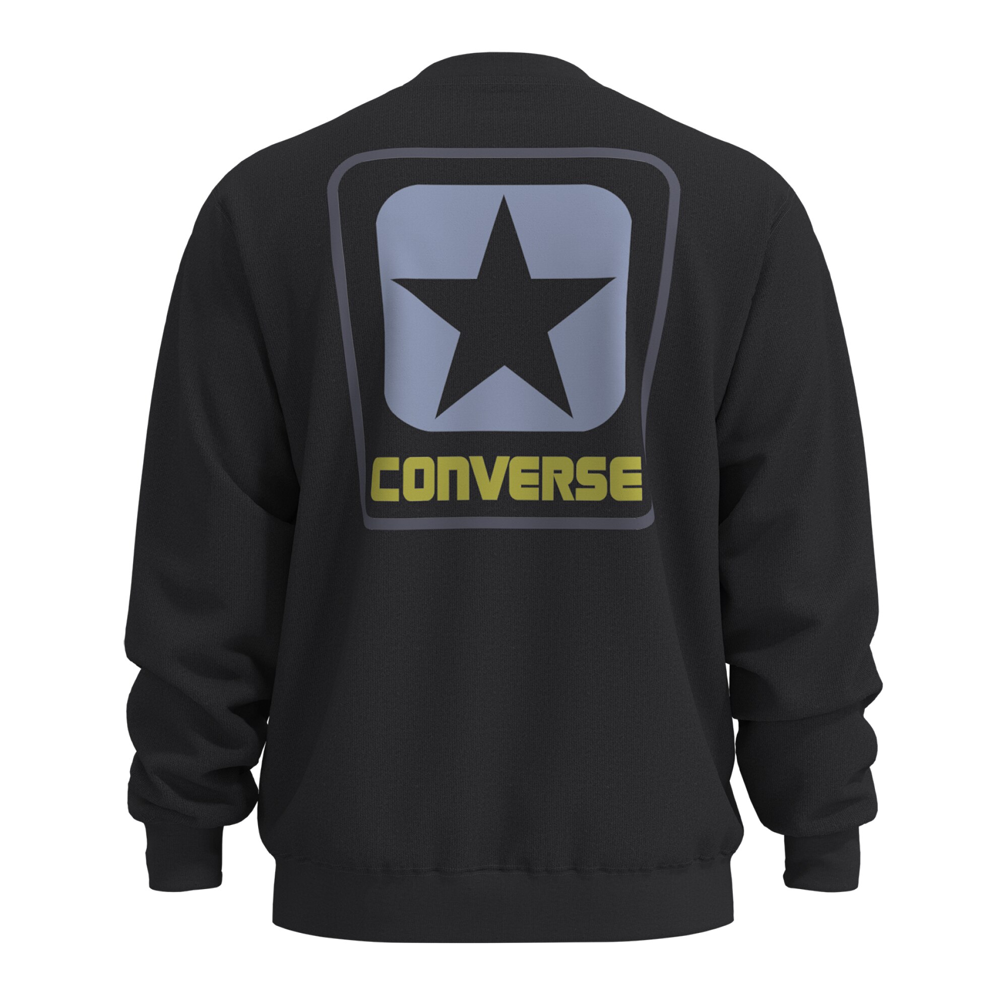 Sudadera de hombre Box Star Crew Converse - Negro Negro-7