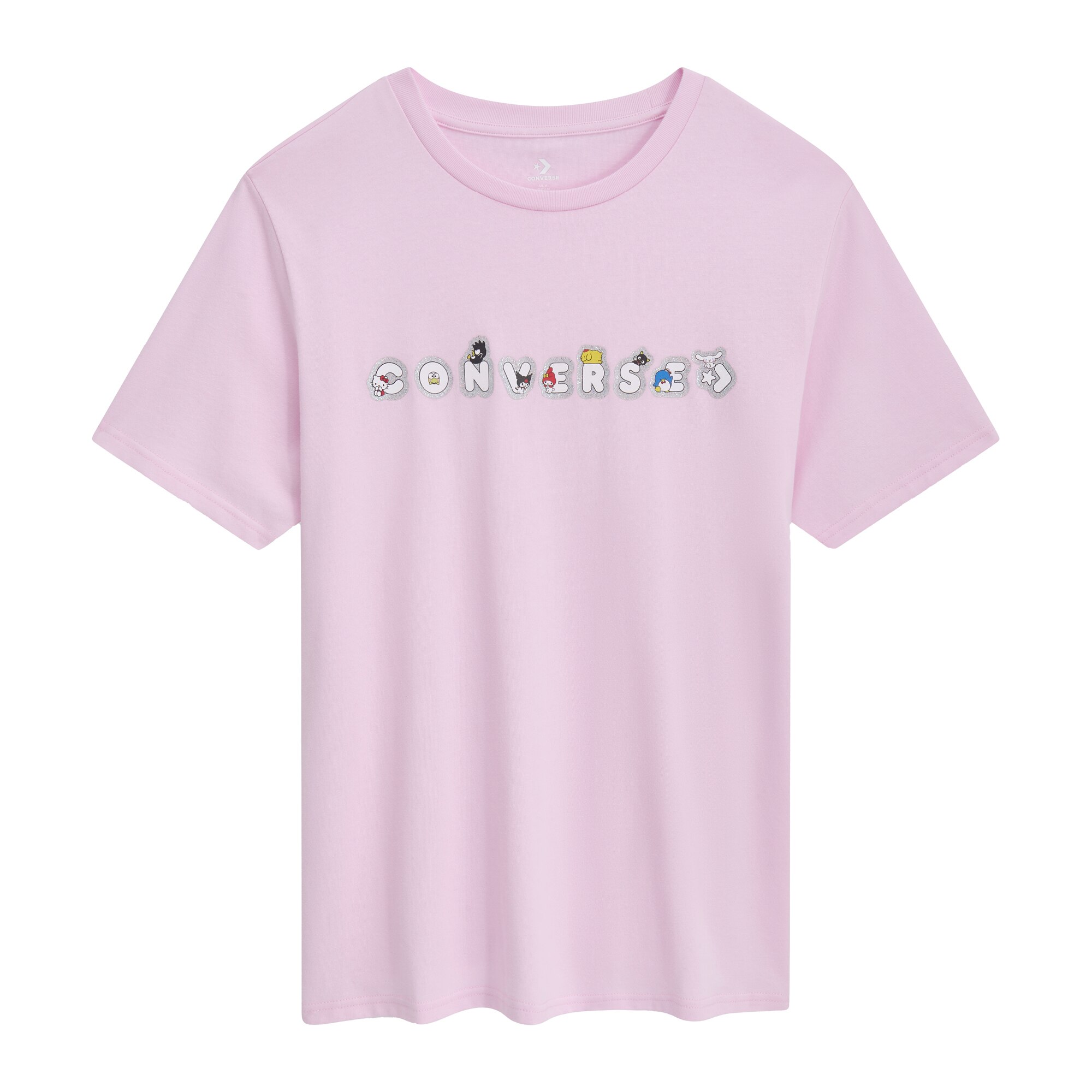 Imagen 0 de Camiseta de mujer Kitty Patch Tee Converse Rosa