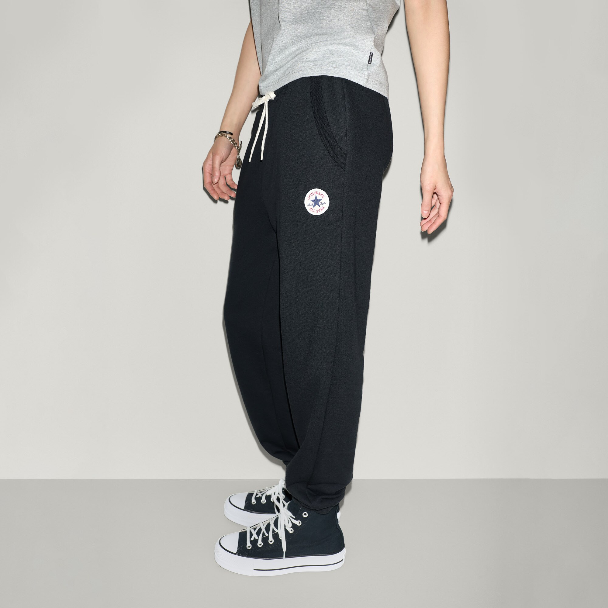 Imagen 2 de Pantalón de mujer Chuck Patch Jogger Converse - Negro Negro