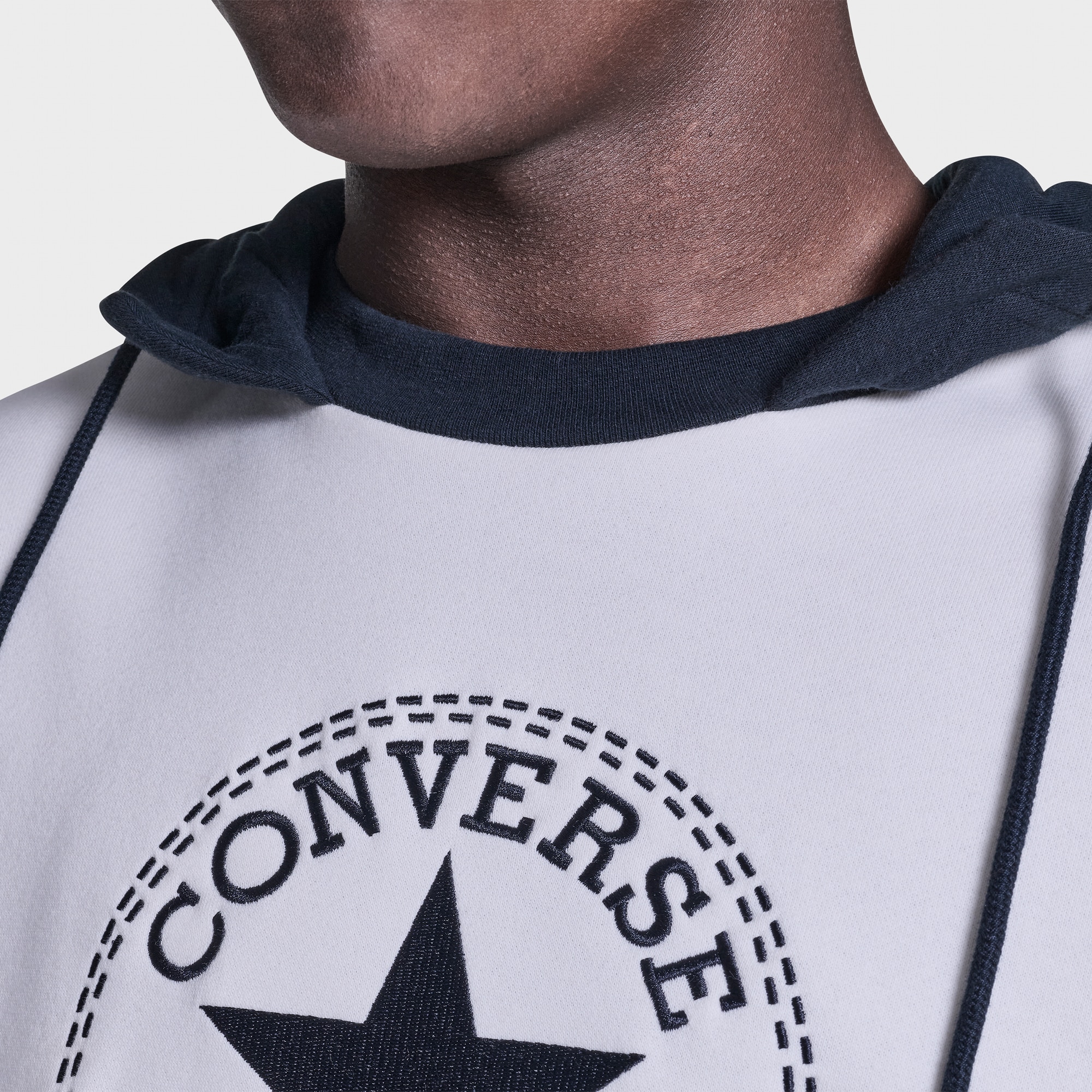 Sudadera de hombre Chuck BL Hoodie Converse - Blanco Blanco-5