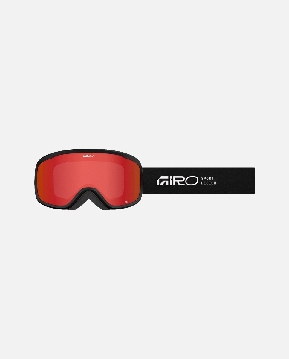 Máscara de esquí unisex cruz stacked giro - Negro / Rojo Negro / Rojo-2