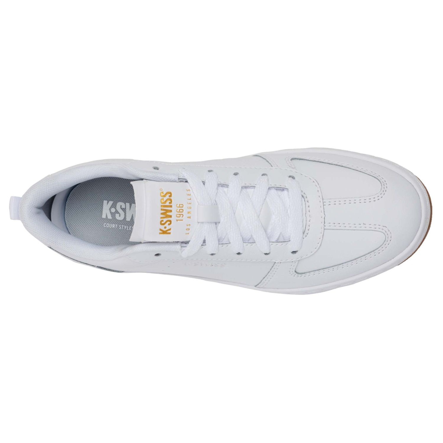 Imagen 7 de Zapatillas casual de mujer COURT VARSITY K·Swiss - Blanco Blanco
