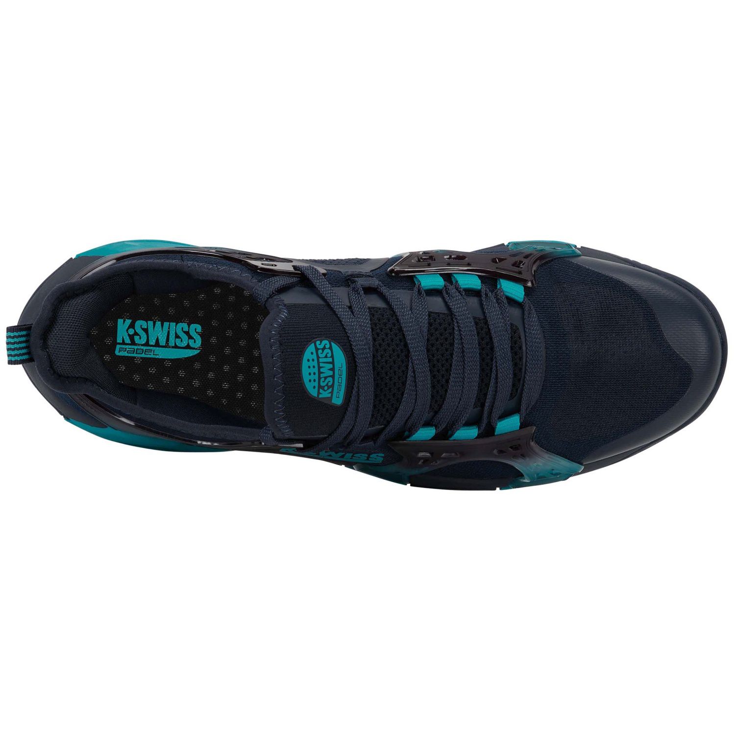 Imagen 7 de Zapatillas de pádel de hombre K-FRAME PADEL K·Swiss - Negro / Azul Negro / Azul