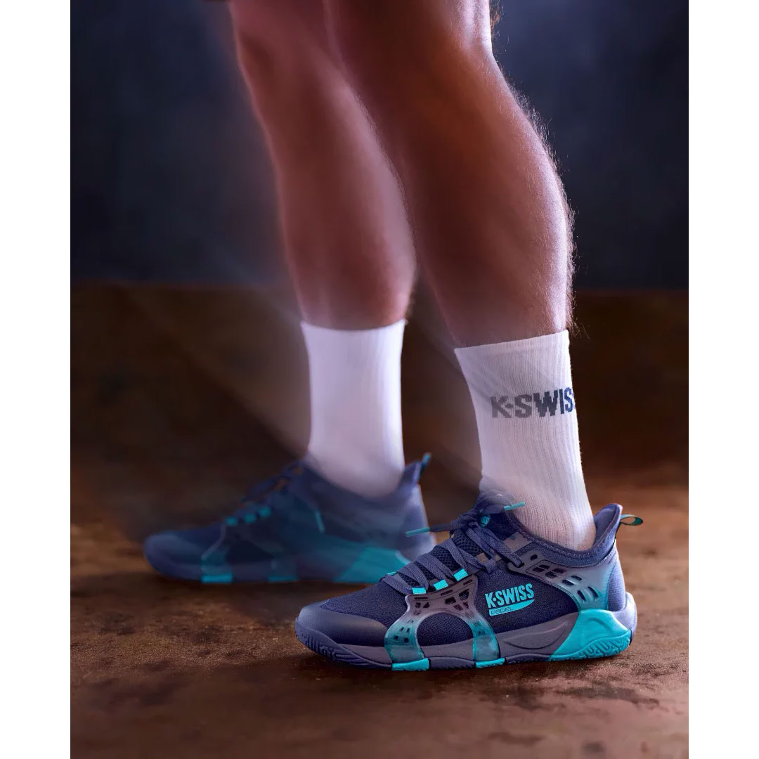 Imagen 8 de Zapatillas de pádel de hombre K-FRAME PADEL K·Swiss - Negro / Azul Negro / Azul