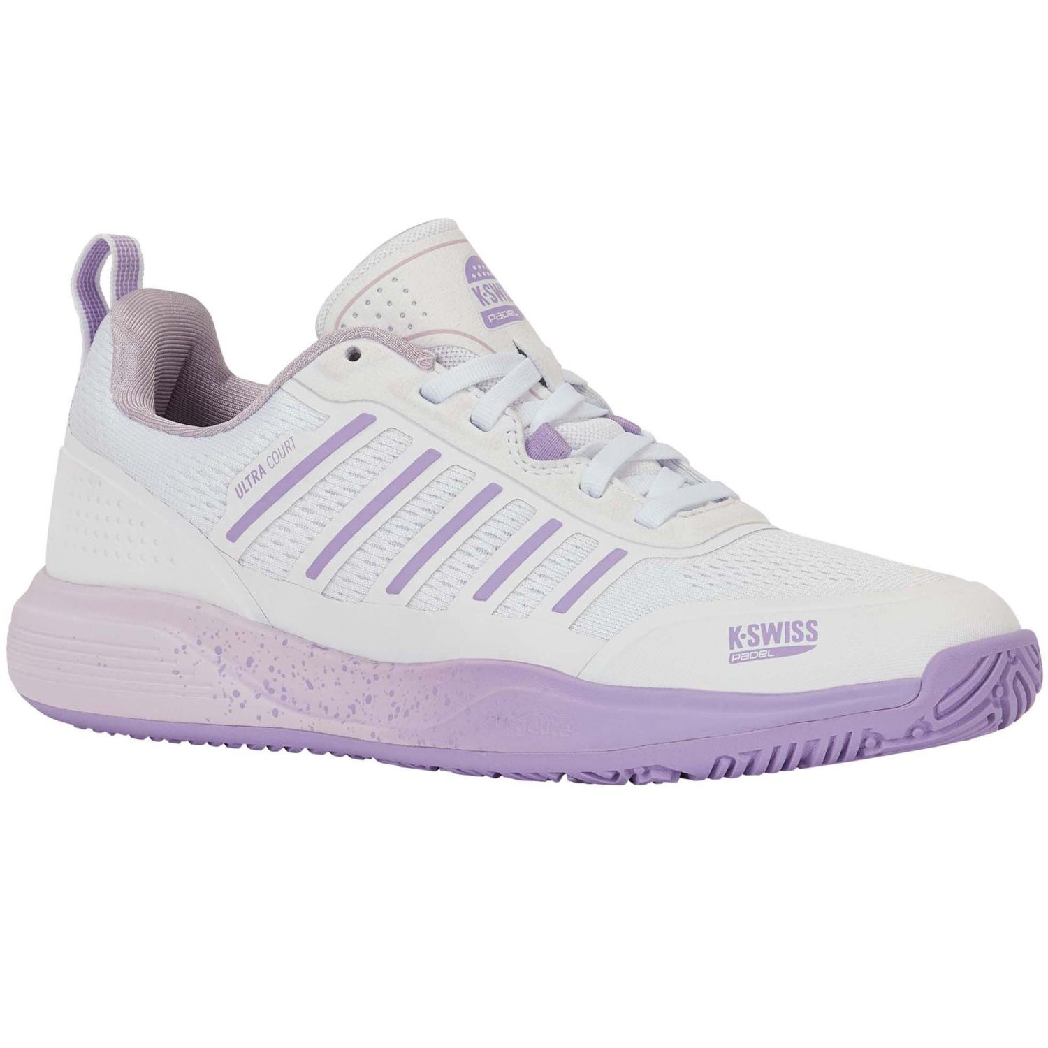 Imagen 3 de Zapatillas de pádel de mujer ULTRA COURT PADEL K·Swiss - Blanco/Morado Blanco/Morado