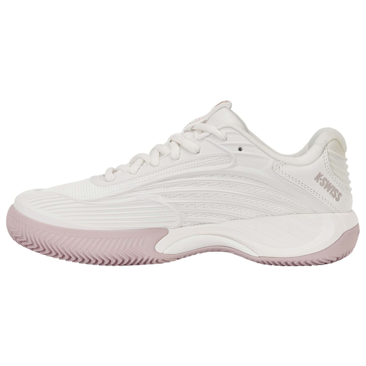 Imagen 6 de Zapatillas de tenis y pádel de mujer HYPERCOURT EXPRESS 3 CLAY K·Swiss - Blanco / Rosa Blanco / Rosa
