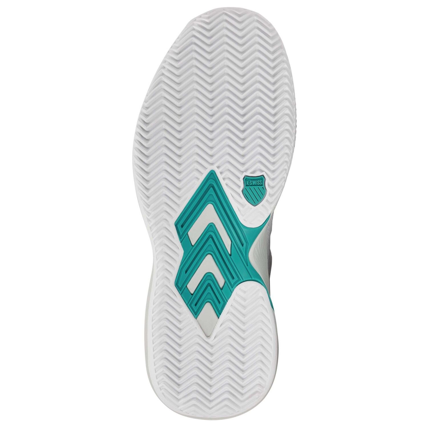 Imagen 2 de Zapatillas de tenis y pádel de mujer ULTRASHOT LIGHT CLAY K·Swiss - Blanco / Turquesa Blanco / Turquesa