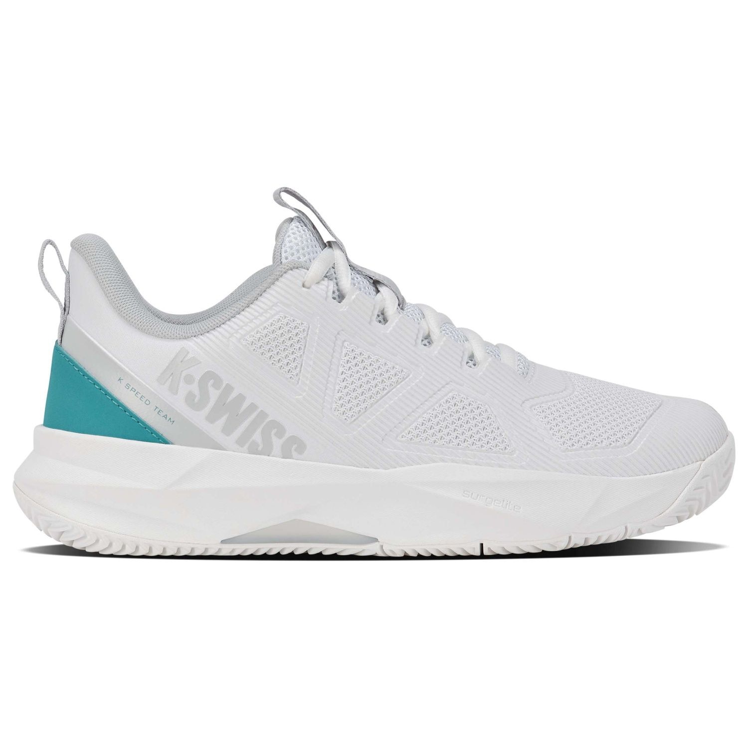 Imagen 1 de Zapatillas de tenis y pádel de mujer K-SPEED TEAM CLAY K·Swiss Blanco / Turquesa