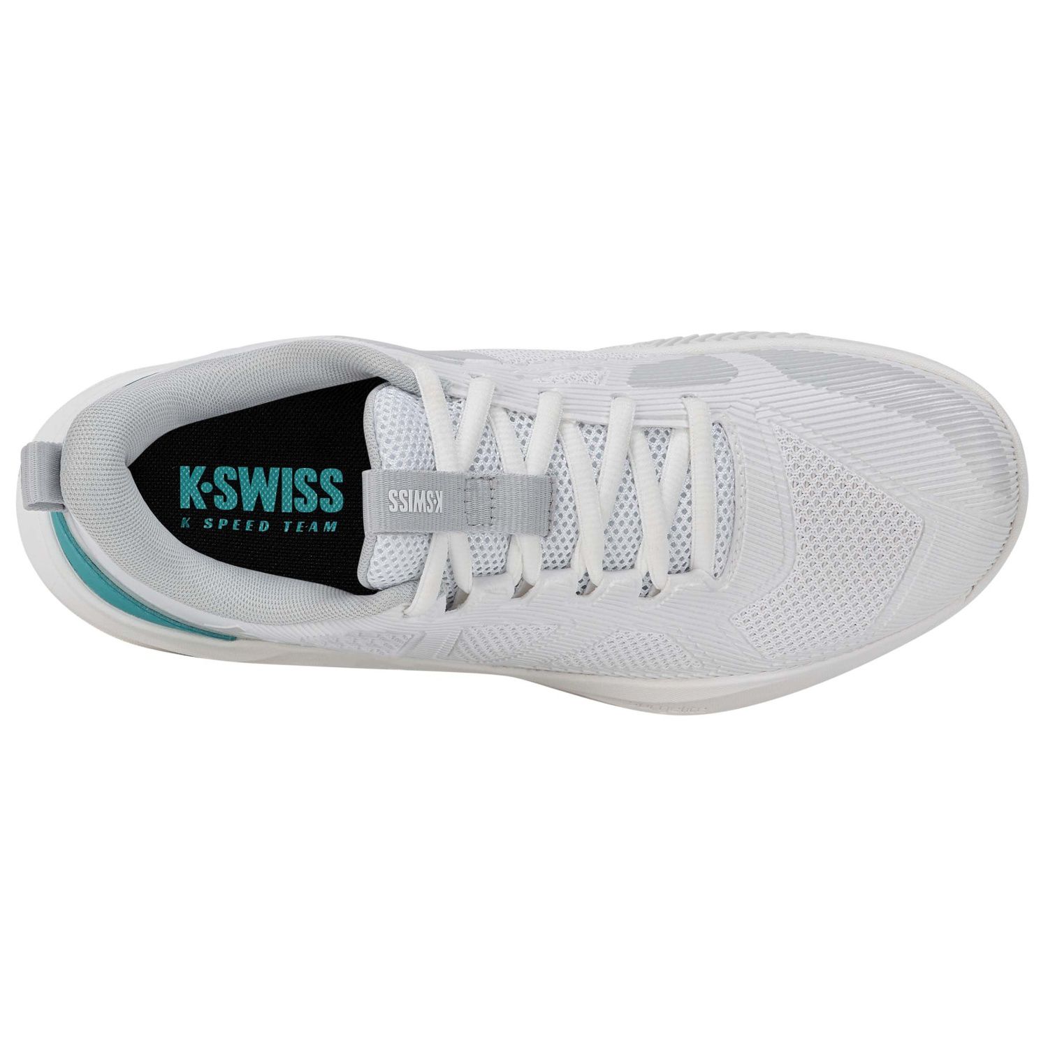 Imagen 7 de Zapatillas de tenis y pádel de mujer K-SPEED TEAM CLAY K·Swiss - Blanco / Turquesa Blanco / Turquesa