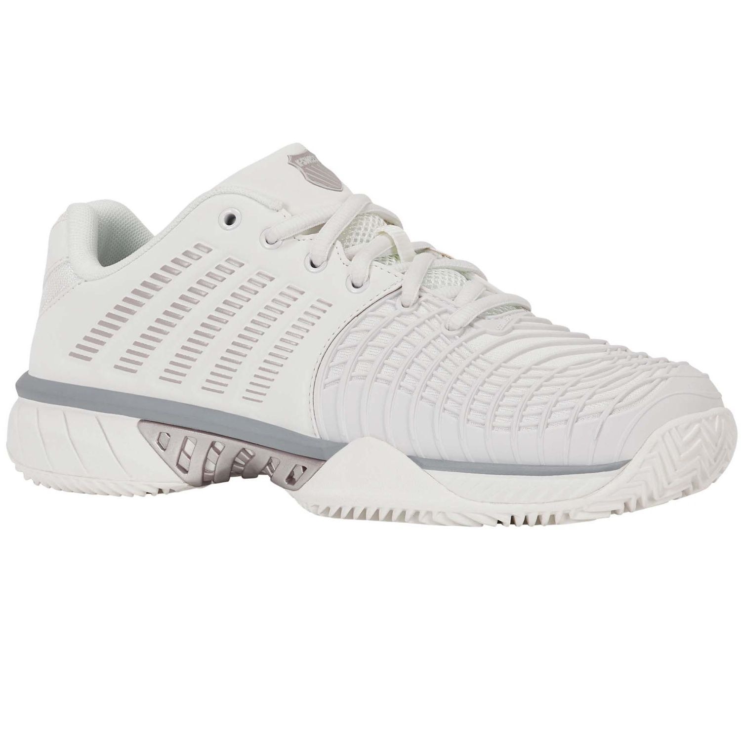 Imagen 3 de Zapatillas de tenis y pádel de mujer EXPRESS LIGHT 3 CLAY K·Swiss - Blanco Brillo / Gris Blanco Brillo / Gris