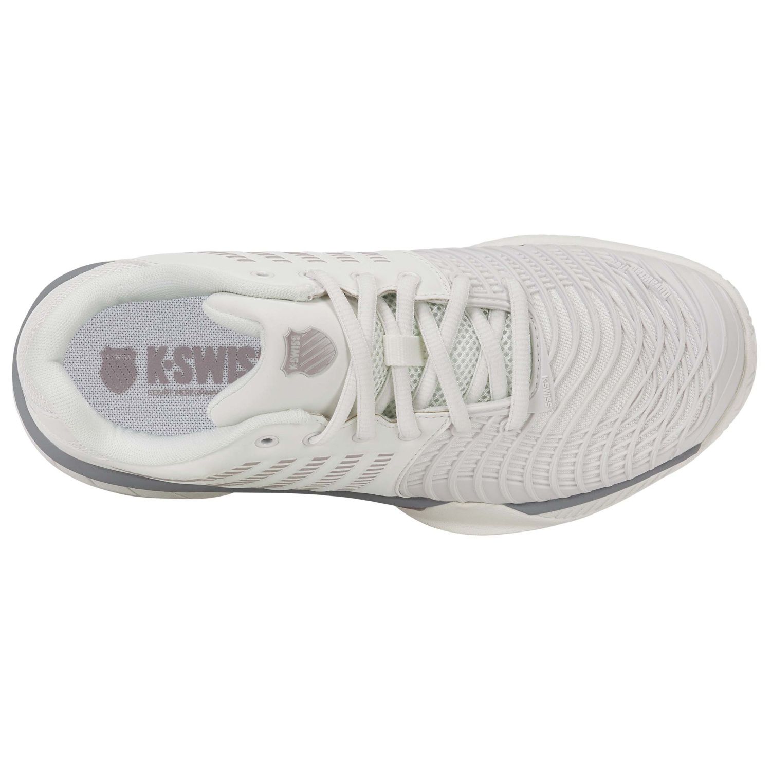 Imagen 7 de Zapatillas de tenis y pádel de mujer EXPRESS LIGHT 3 CLAY K·Swiss - Blanco Brillo / Gris Blanco Brillo / Gris