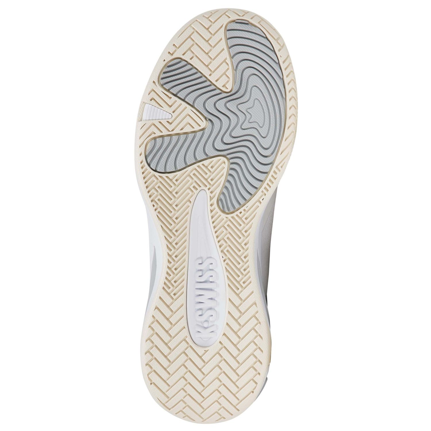 Imagen 2 de Zapatillas de pickleball de mujer K-FRAME K·Swiss - Blanco / Gris Blanco / Gris