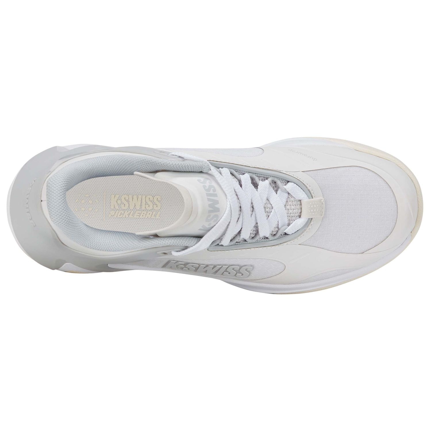 Imagen 7 de Zapatillas de pickleball de mujer K-FRAME K·Swiss - Blanco / Gris Blanco / Gris