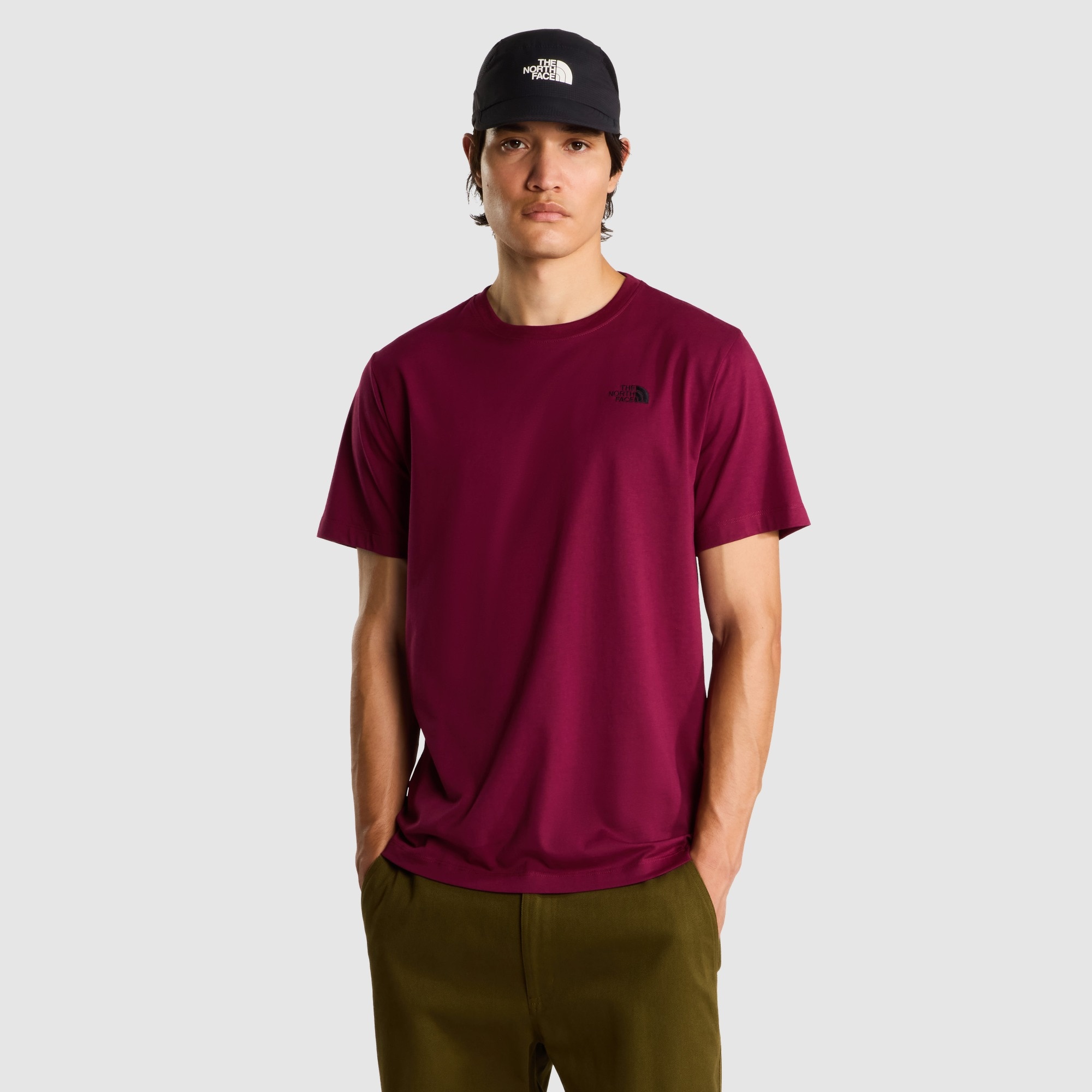 Imagen 1 de Camiseta recta para hombre Simple Dome Evolution The North Face - Burdeos Burdeos