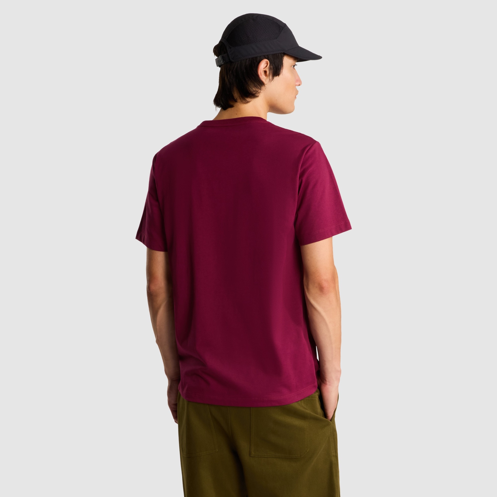 Imagen 3 de Camiseta recta para hombre Simple Dome Evolution The North Face - Burdeos Burdeos