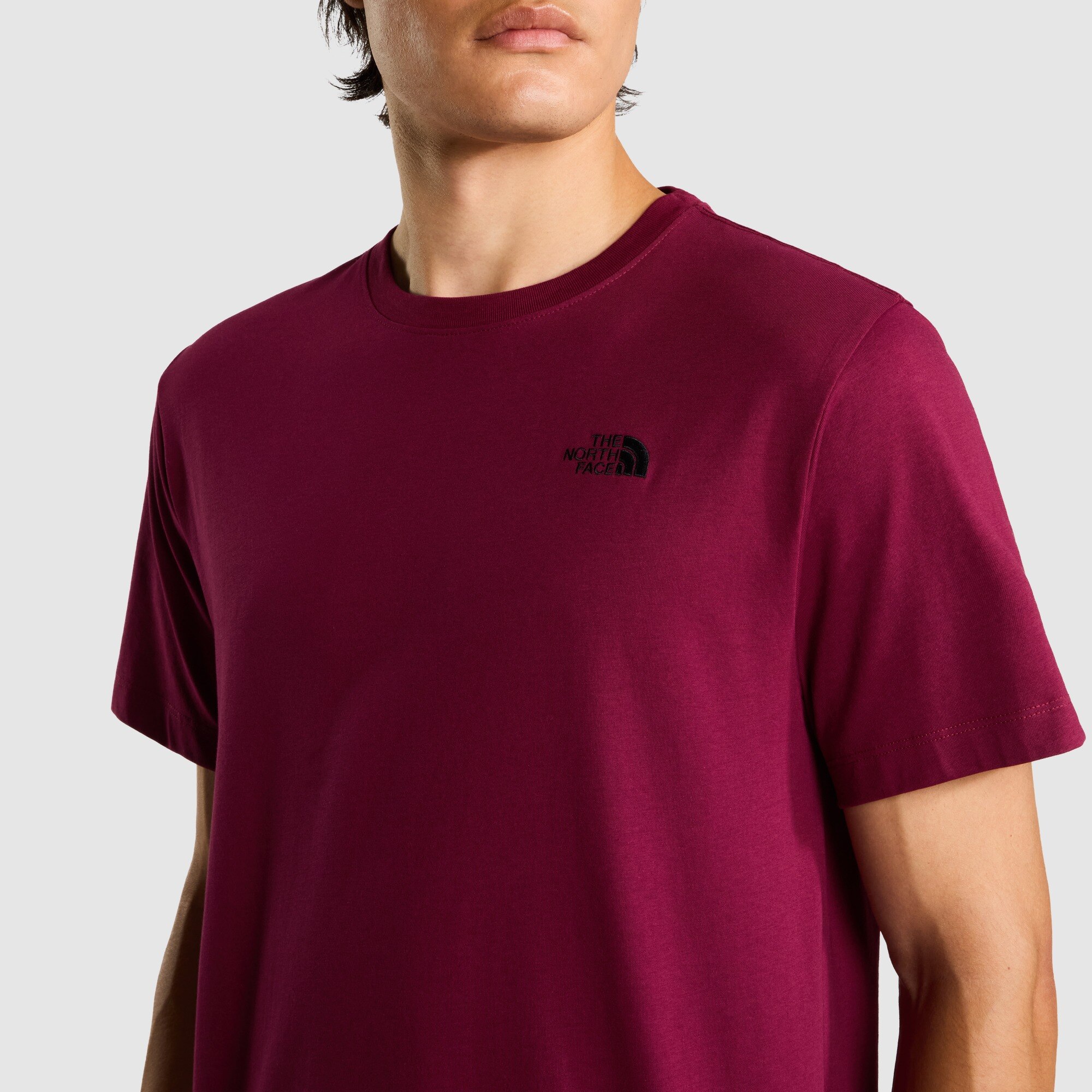 Imagen 4 de Camiseta recta para hombre Simple Dome Evolution The North Face - Burdeos Burdeos
