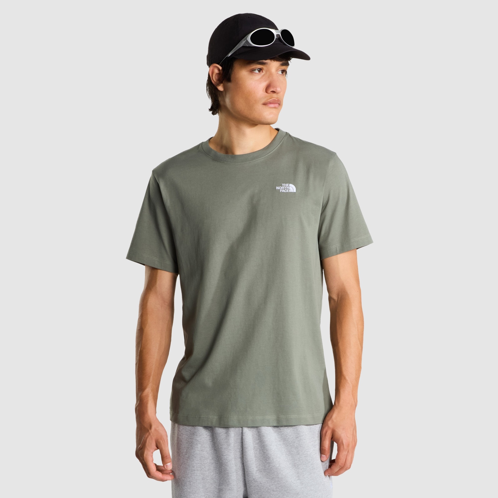 Imagen 1 de Camiseta recta para hombre Simple Dome Evolution The North Face - Verde grisáceo Verde grisáceo