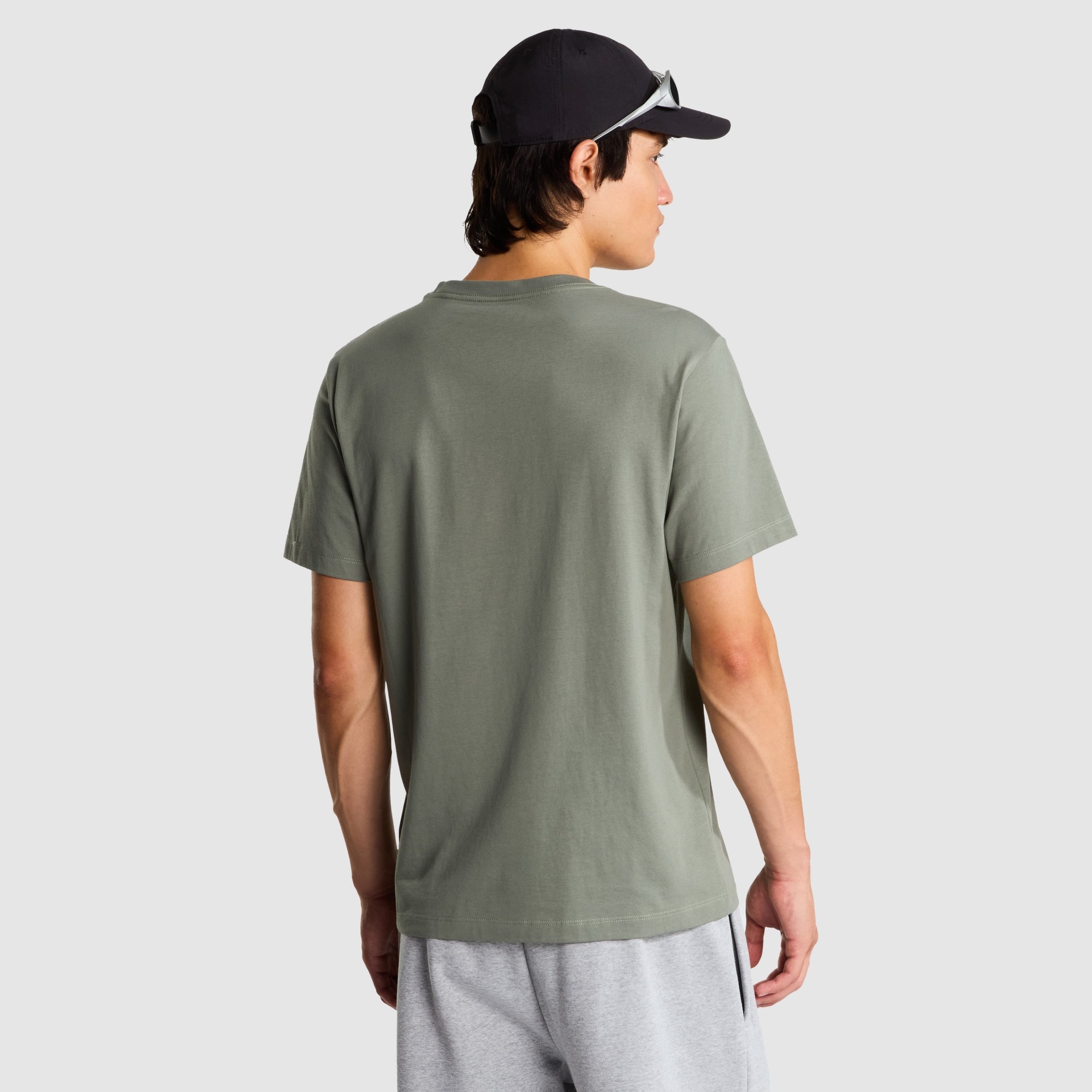 Imagen 3 de Camiseta recta para hombre Simple Dome Evolution The North Face - Verde grisáceo Verde grisáceo