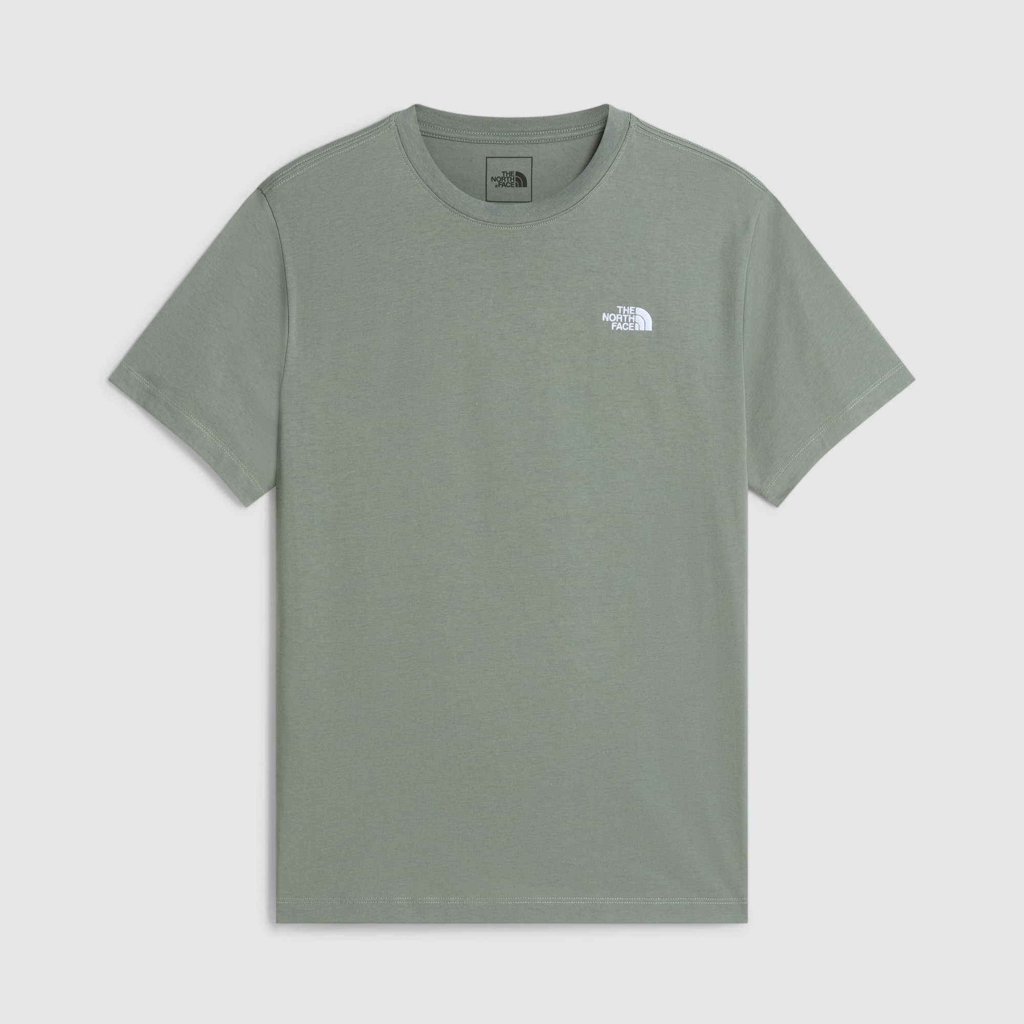 Imagen 5 de Camiseta recta para hombre Simple Dome Evolution The North Face - Verde grisáceo Verde grisáceo