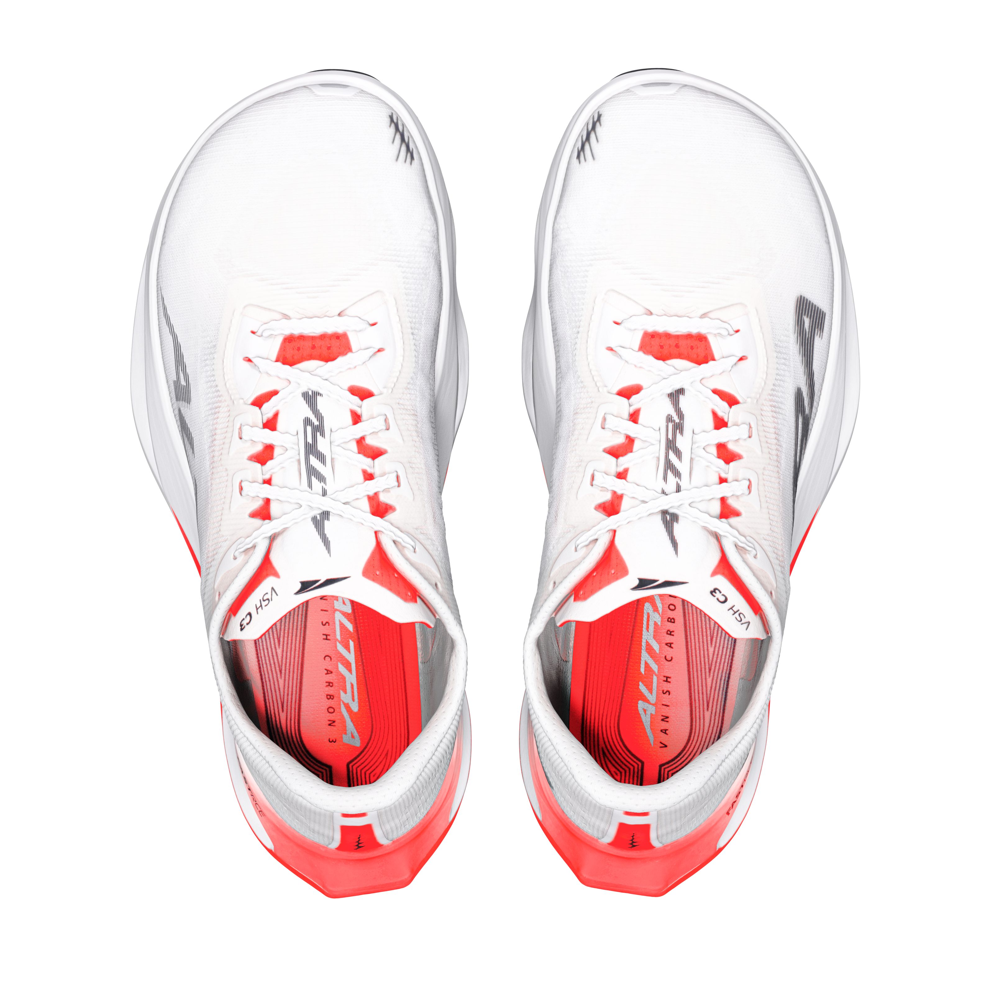 Imagen 2 de Zapatilla de running de mujer Vanish Carbon 3 Altra - Blanco / Rojo Blanco / Rojo