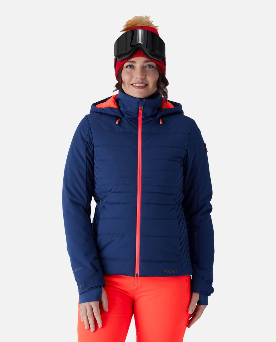 Chaqueta de esquí de mujer PONDEROSA Spyder - Azul Azul-1