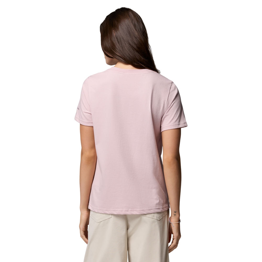 Camiseta de manga corta mujer Rolling Bend™ Seasonal Columbia - Rojo Rojo-2