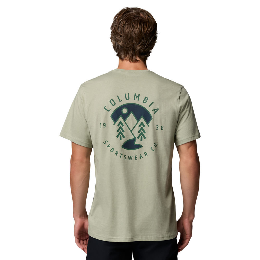 Camiseta de manga corta hombre CSC™ Outdoor Columbia - Verde Verde-2