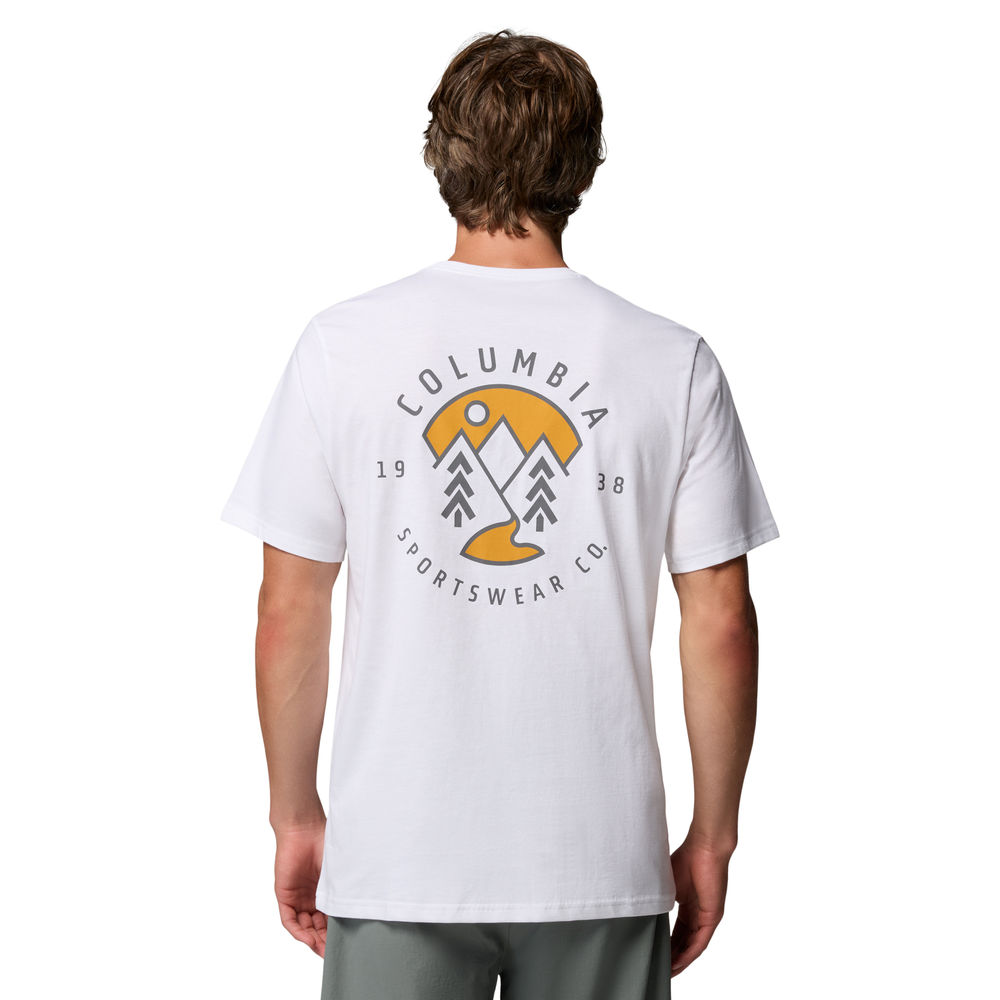 Camiseta de manga corta hombre CSC™ Outdoor Columbia - Blanco Blanco-2