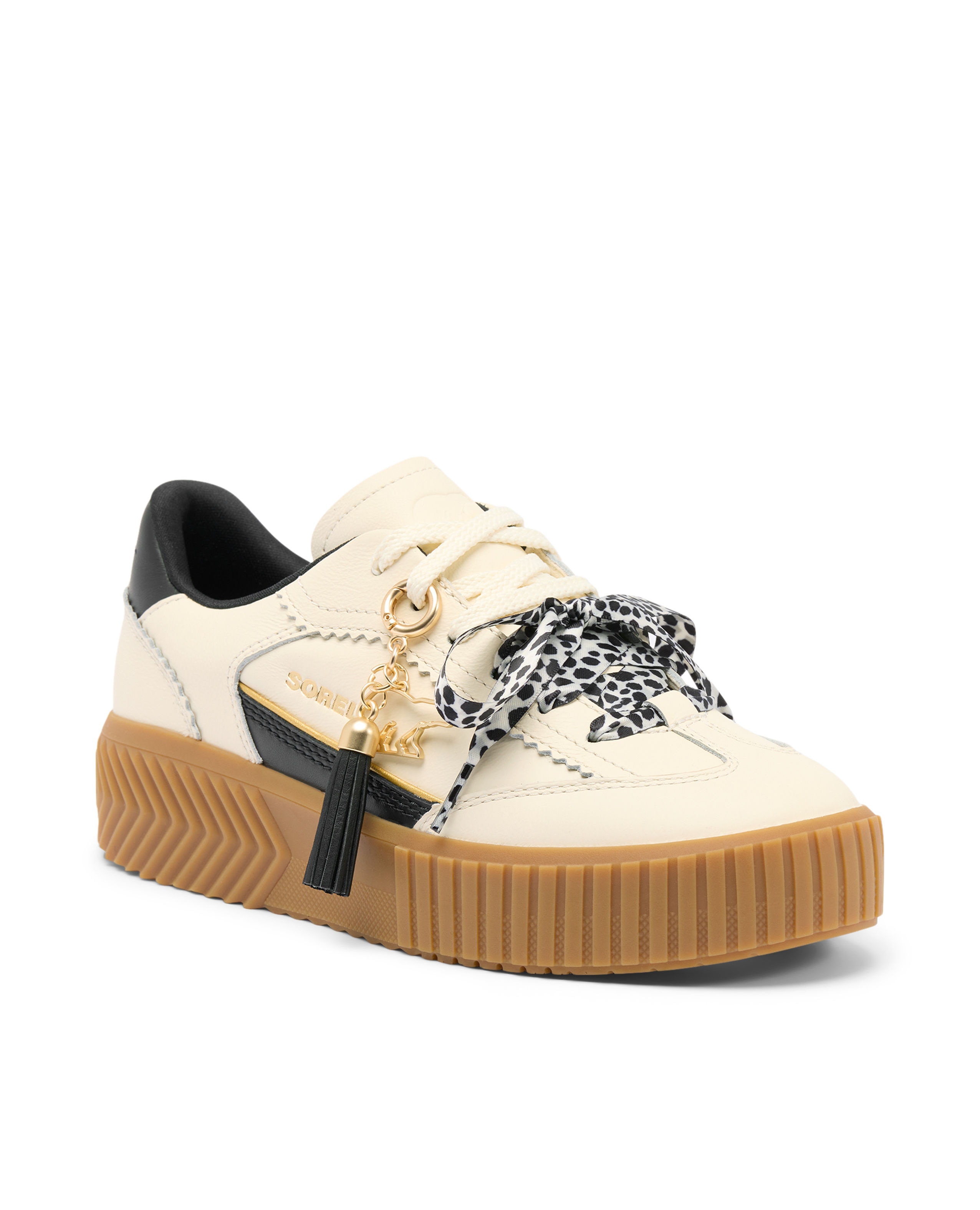Zapatillas de mujer piel - Sorel - Blanco Blanco-5
