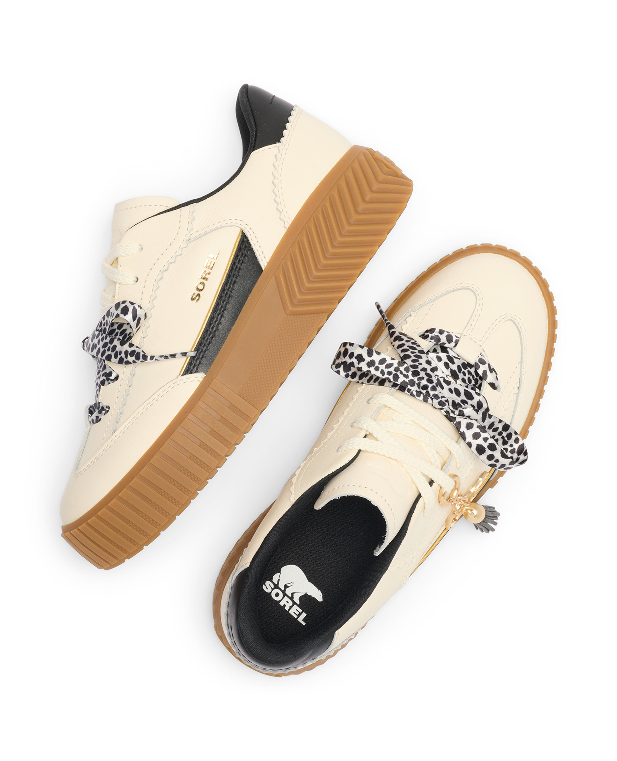 Zapatillas de mujer piel - Sorel - Blanco Blanco-6