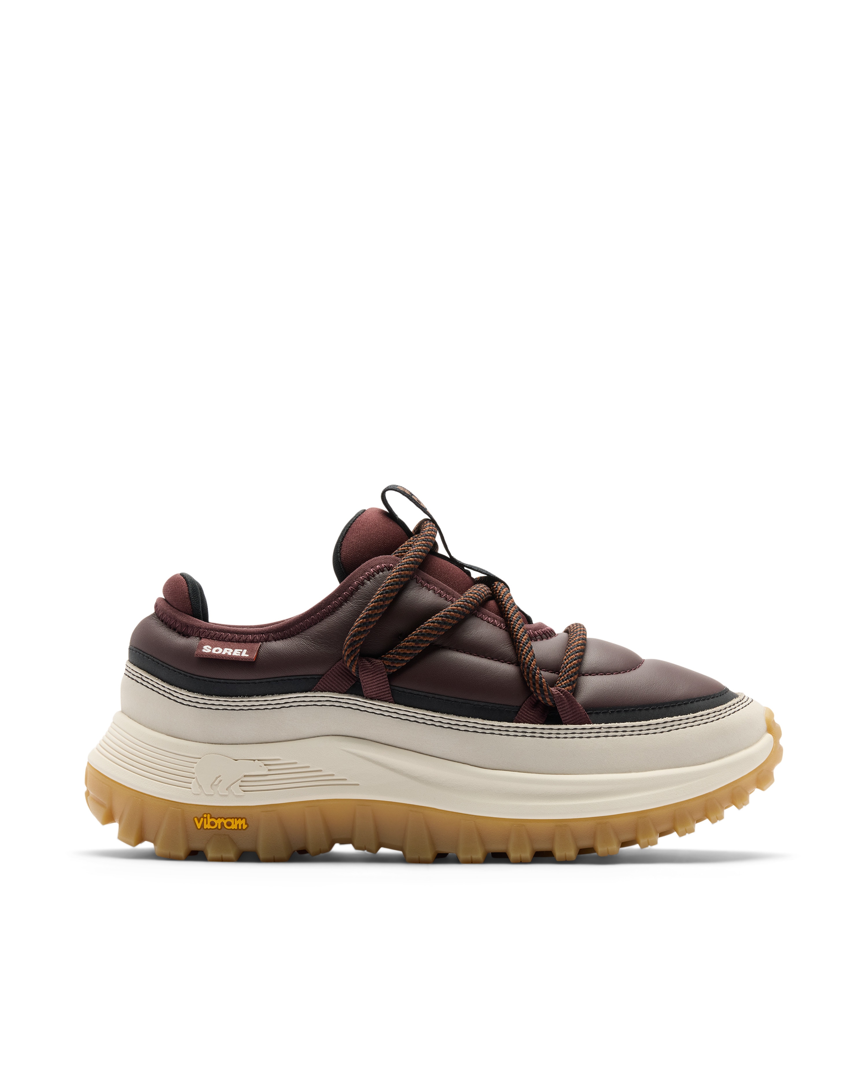 Zapatillas de mujer piel - Sorel - Granate Granate-1