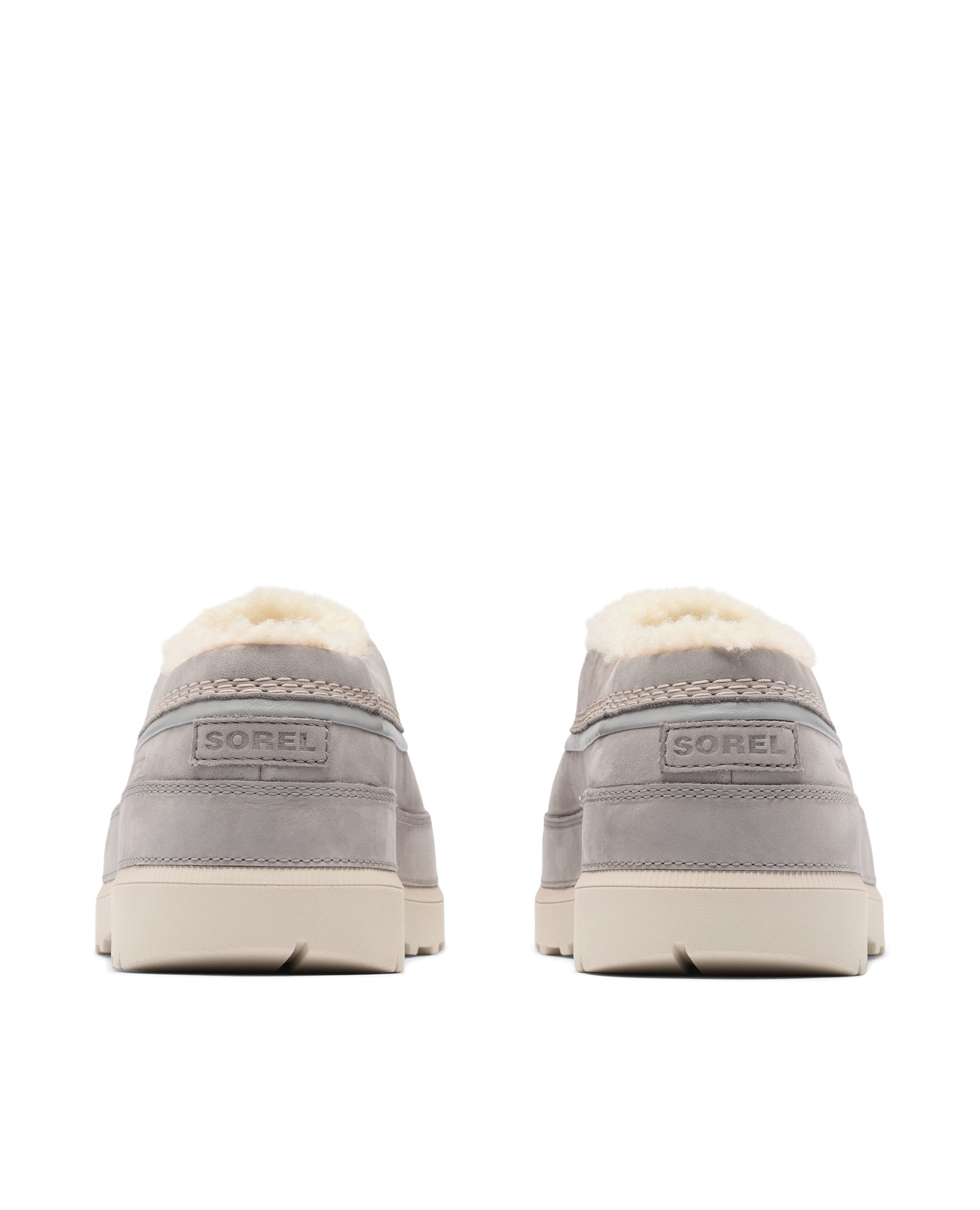 Zapatillas slip-on de mujer piel impermeables - Sorel - Gris Gris-3