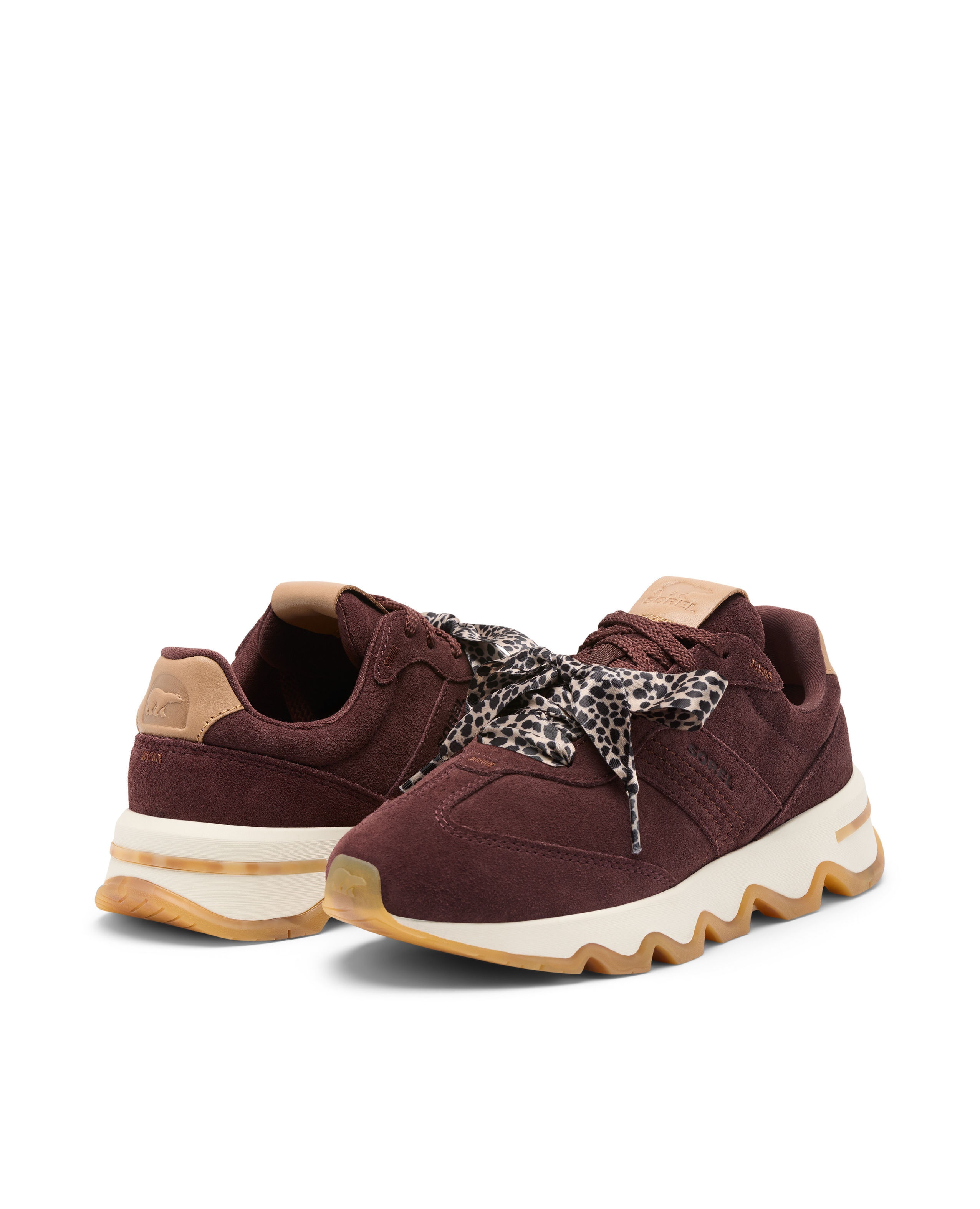 Zapatillas de mujer piel - Sorel - Granate Granate-4