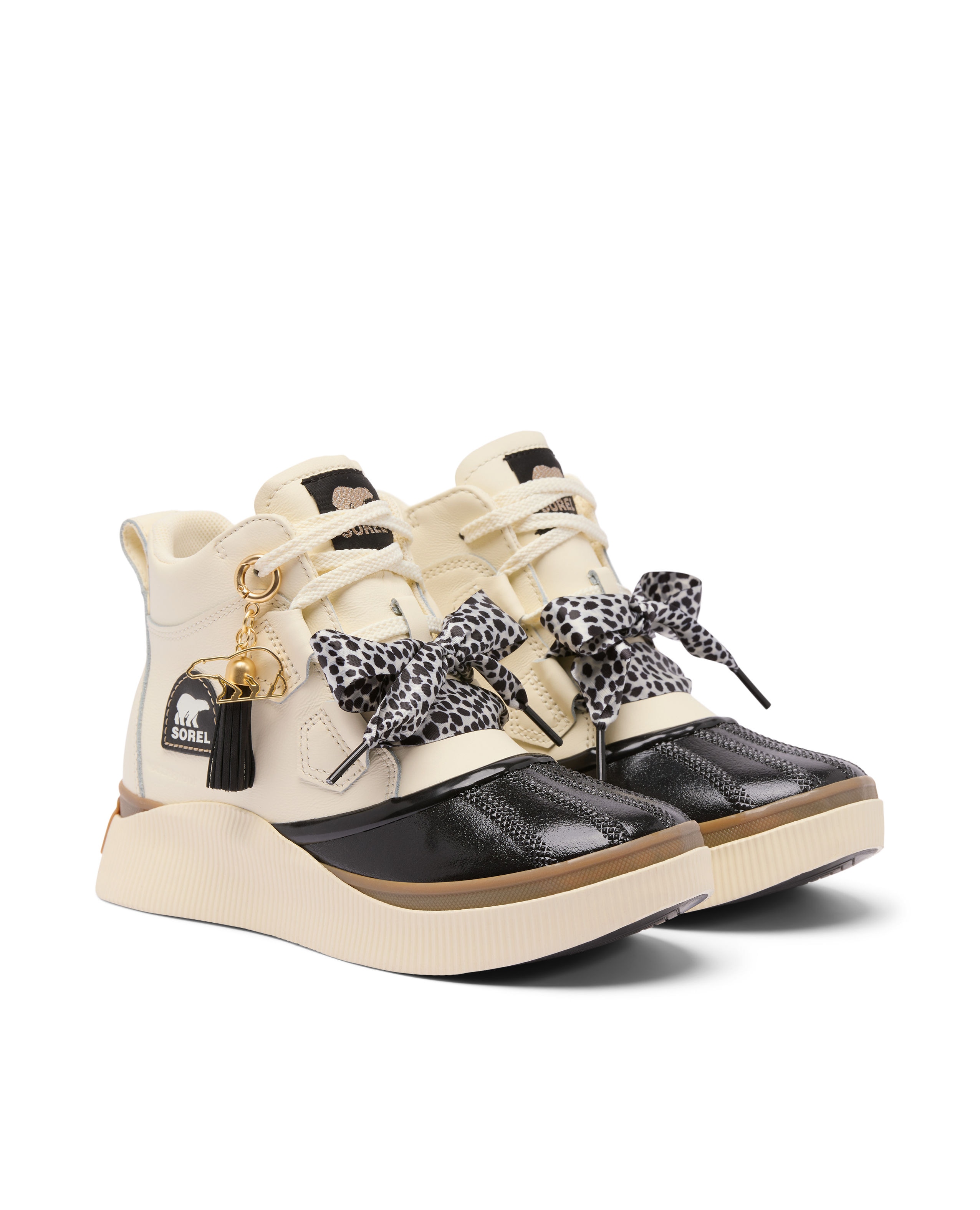 Botas de mujer piel impermeables - Sorel - Blanco Blanco-5