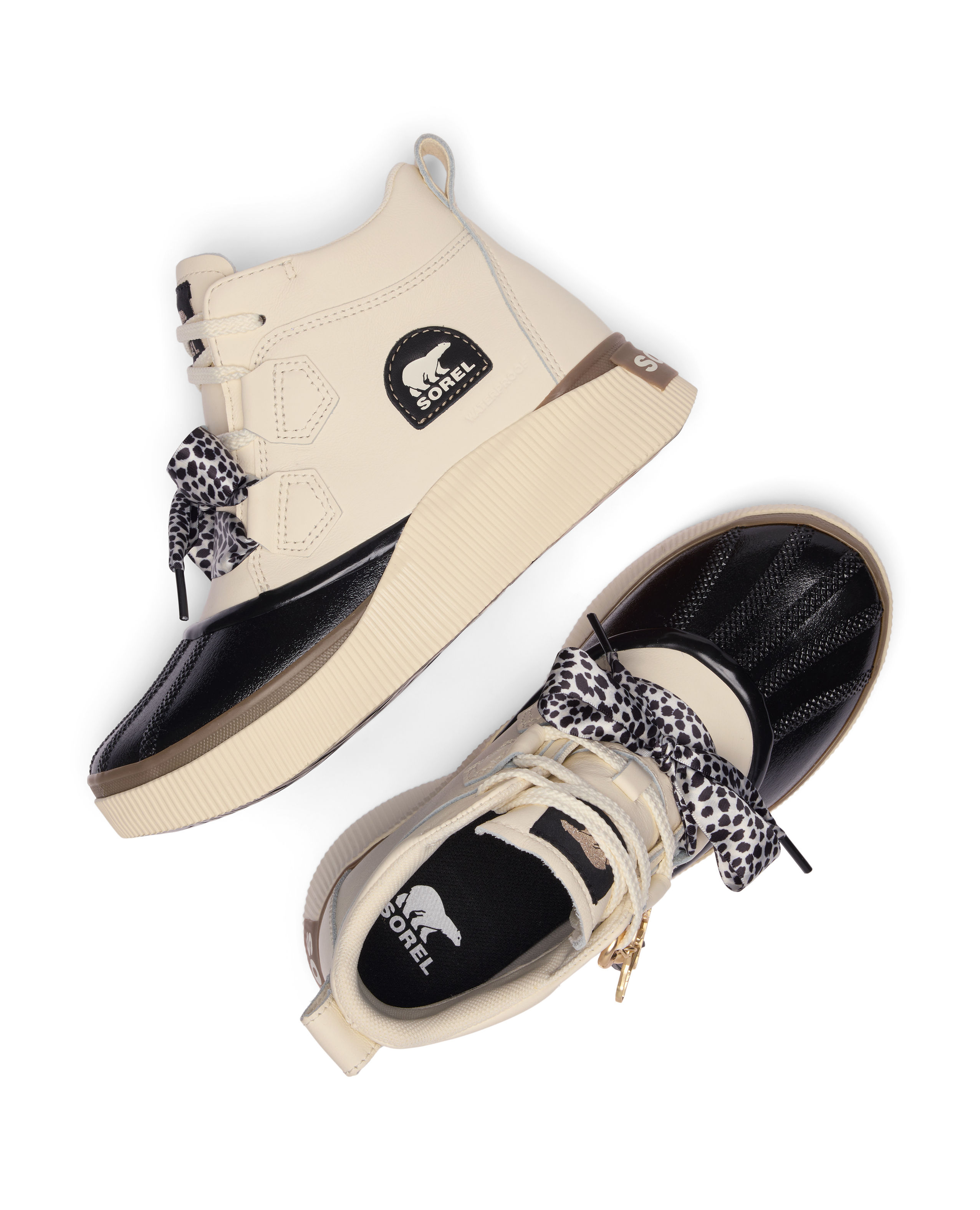 Botas de mujer piel impermeables - Sorel - Blanco Blanco-6