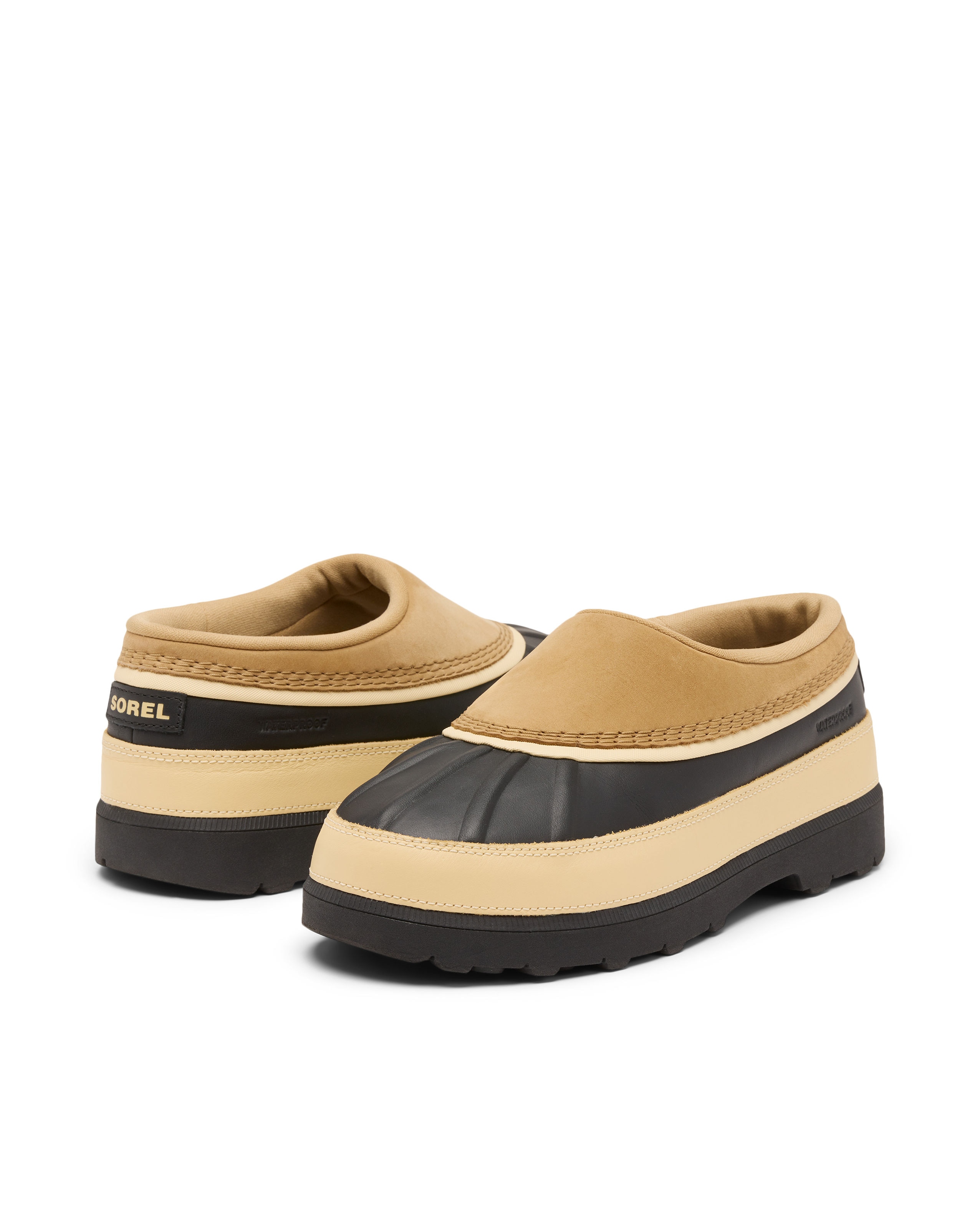 Zapatillas slip-on de mujer piel impermeables - Sorel - Marrón Marrón-5