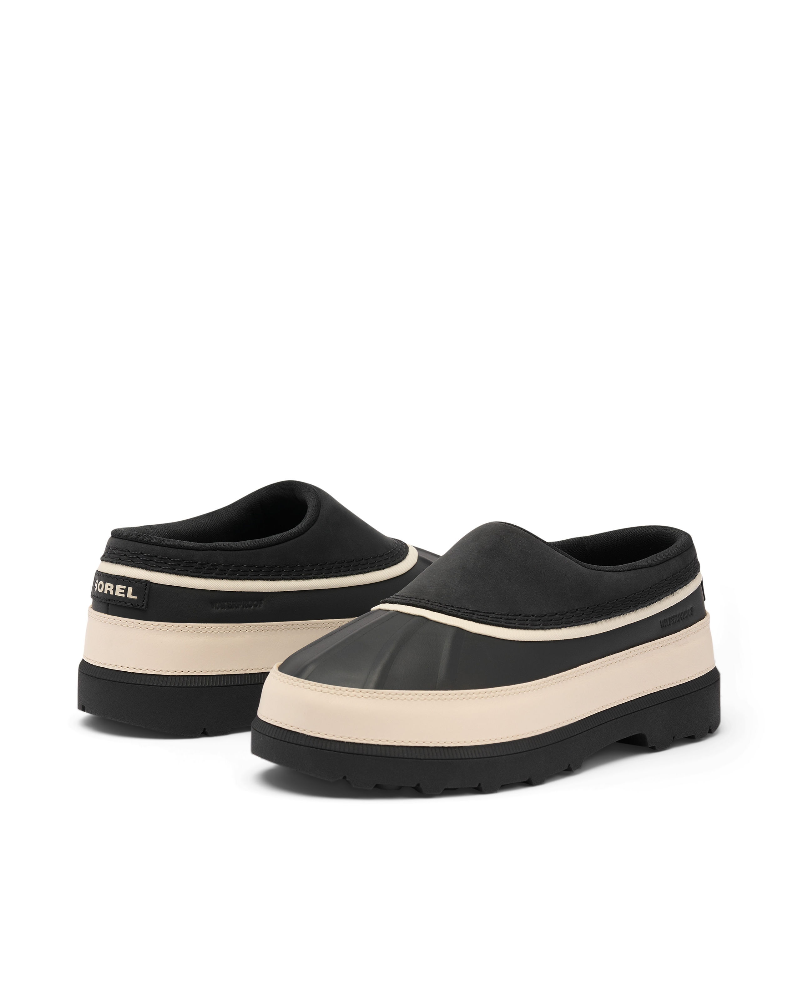 Zapatillas slip-on de mujer piel impermeables - Sorel - Negro Negro-5