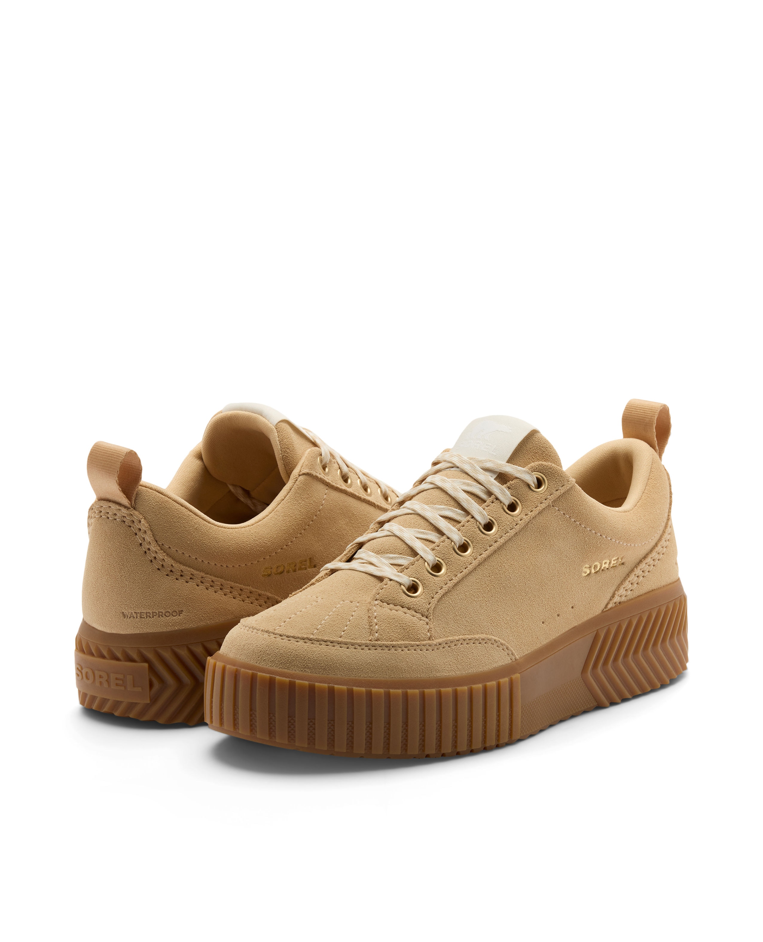 Zapatillas de mujer piel impermeables - Sorel - Marrón Marrón-2