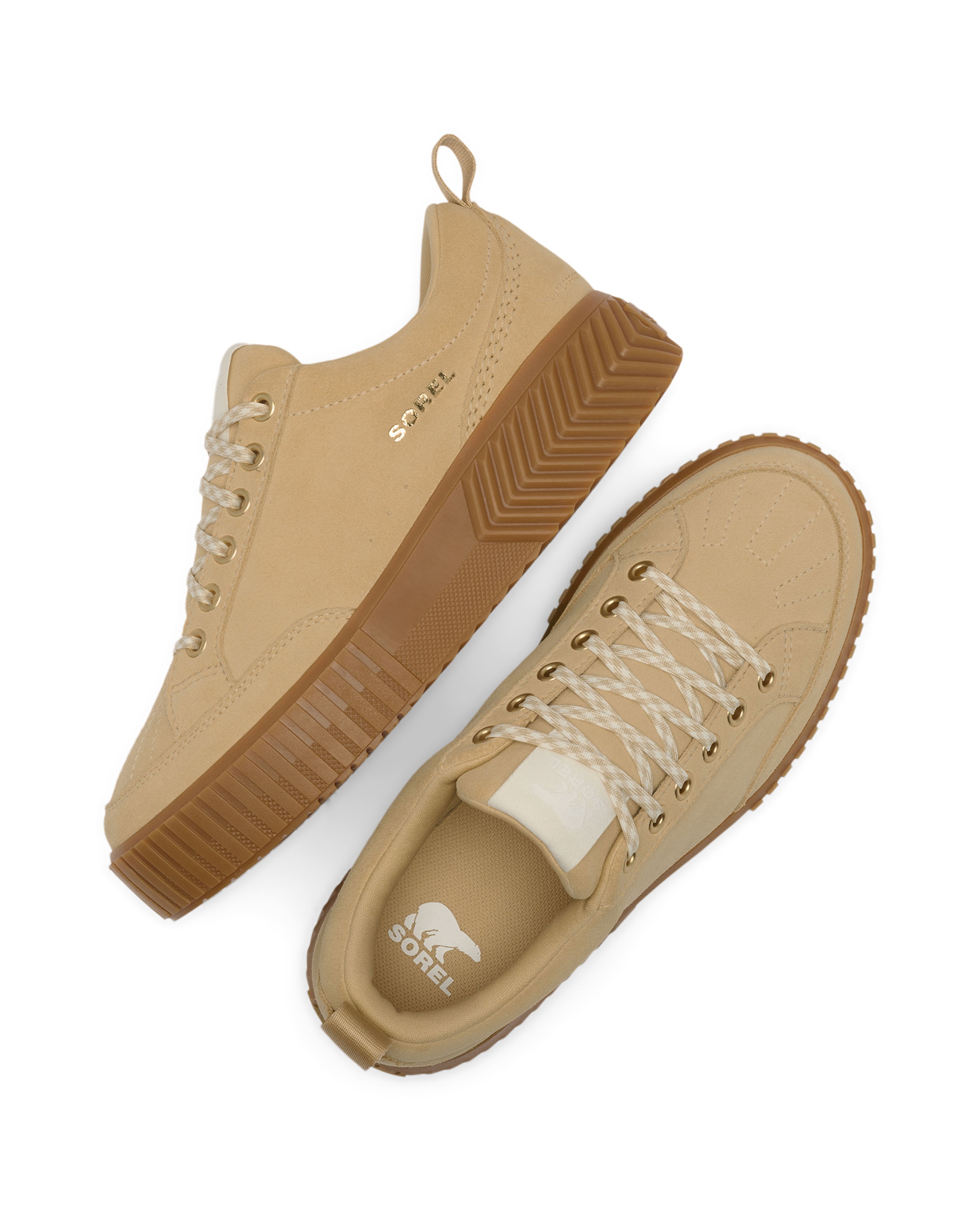 Zapatillas de mujer piel impermeables - Sorel - Marrón Marrón-5