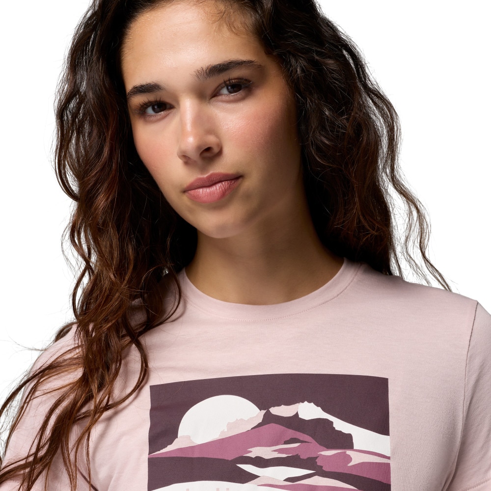 Camiseta de manga corta mujer Ruby Springs™ Columbia - Rojo Rojo-4