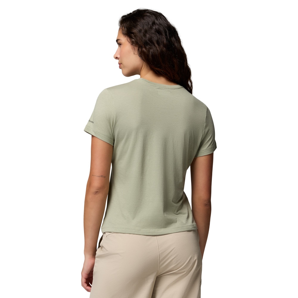 Camiseta de manga corta mujer Ruby Springs™ Columbia - Verde Verde-2