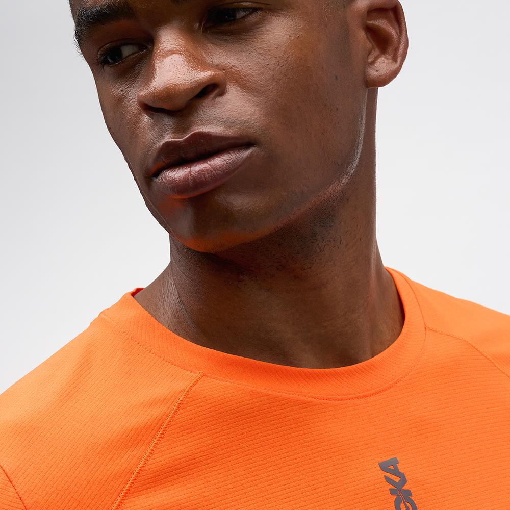 Imagen 5 de Camiseta de hombre EVERYRUN SHORT SLEEV HOKA - Naranja fuerte Naranja fuerte