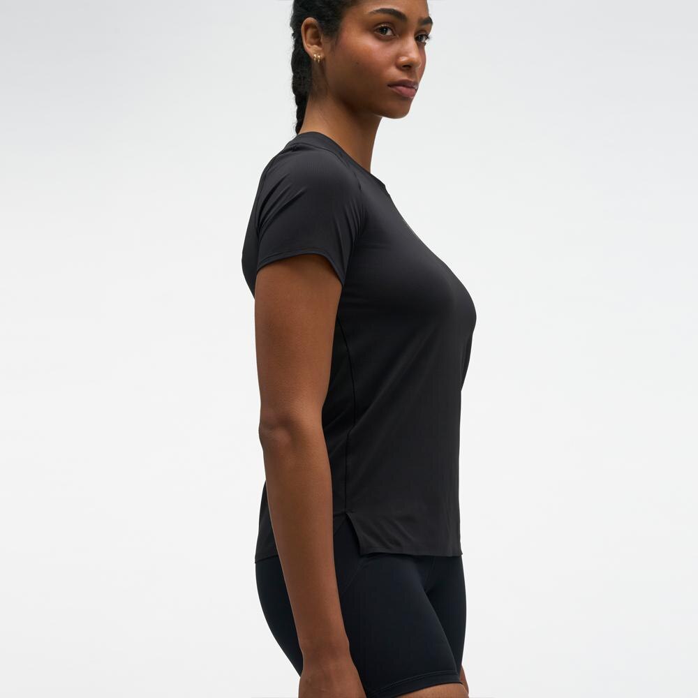 Camiseta de mujer EVERYRUN SHORT SLEEV HOKA - Negro Negro-6