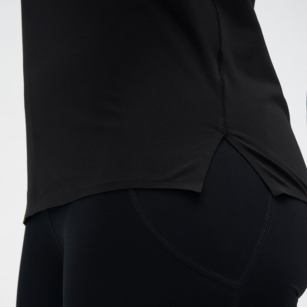 Camiseta de mujer EVERYRUN SHORT SLEEV HOKA - Negro Negro-7